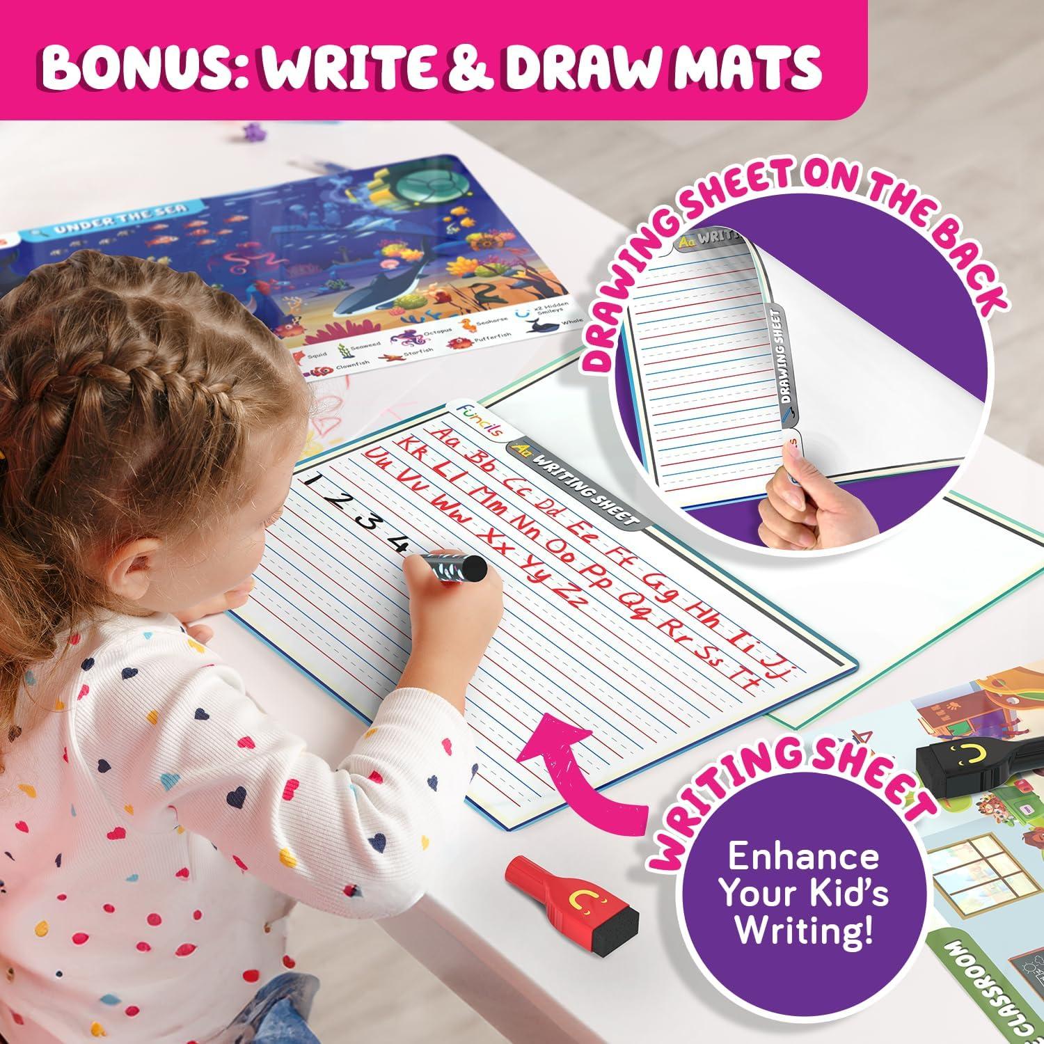 Libro de Actividades Buscar y Encontrar Funcils - 30 Juegos para Niños 3-6 Años