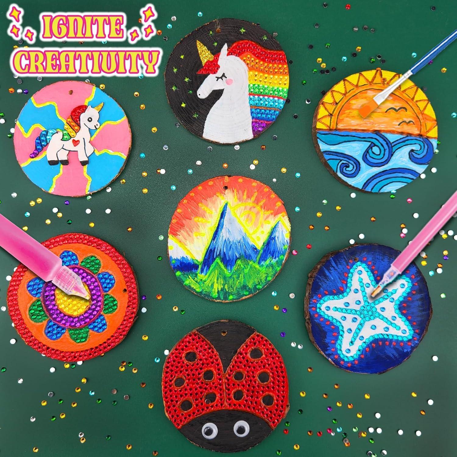 Kit de Pintura de Madera Brilla en la Oscuridad klmars - 20 Piezas