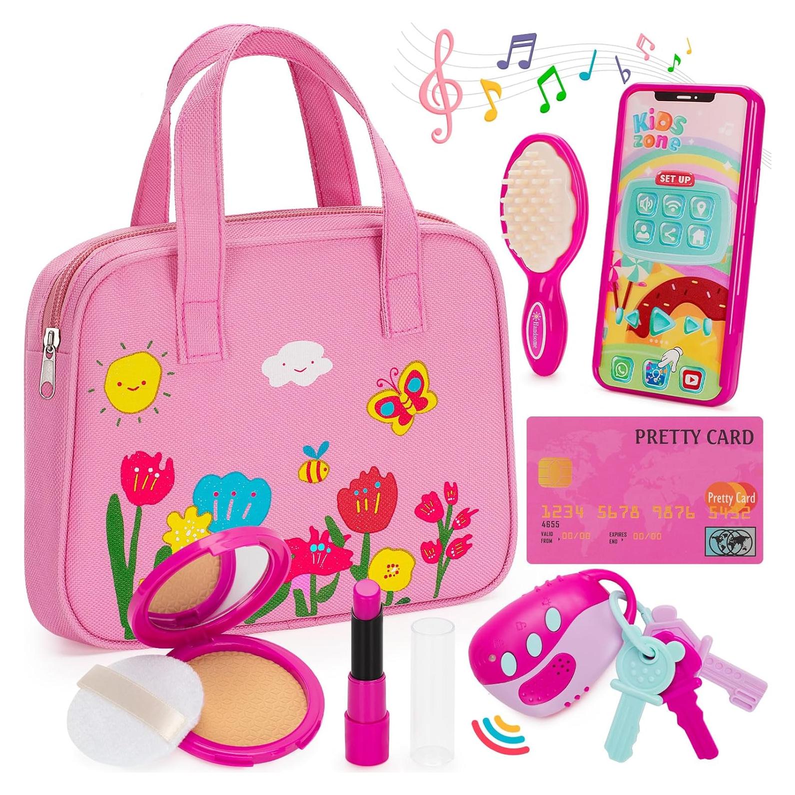 Juguete de bolso Officygnet para niñas 1-3 años con maquillaje