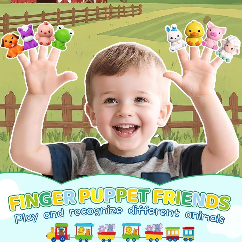 Juego de tren eléctrico Montessori Meytccve para niños 1-4 años