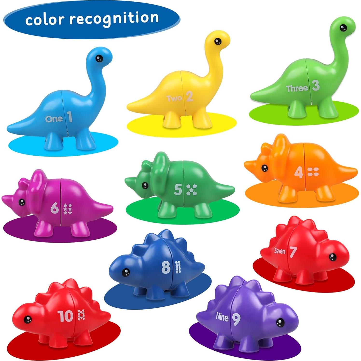 Juguetes Montessori Dinosaurios Foshan 20 Piezas 1-4 Años