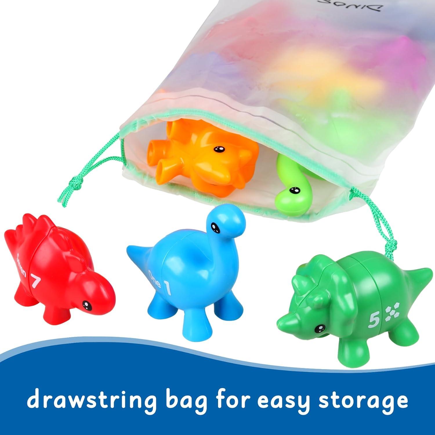 Juguetes Montessori Dinosaurios Foshan 20 Piezas 1-4 Años