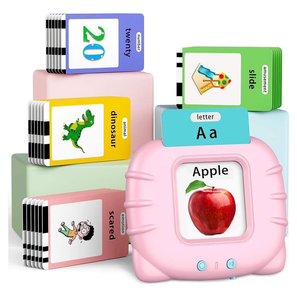 Tarjetas Flash Hablantes Eaever 252 Palabras para Niños 2-6 Años