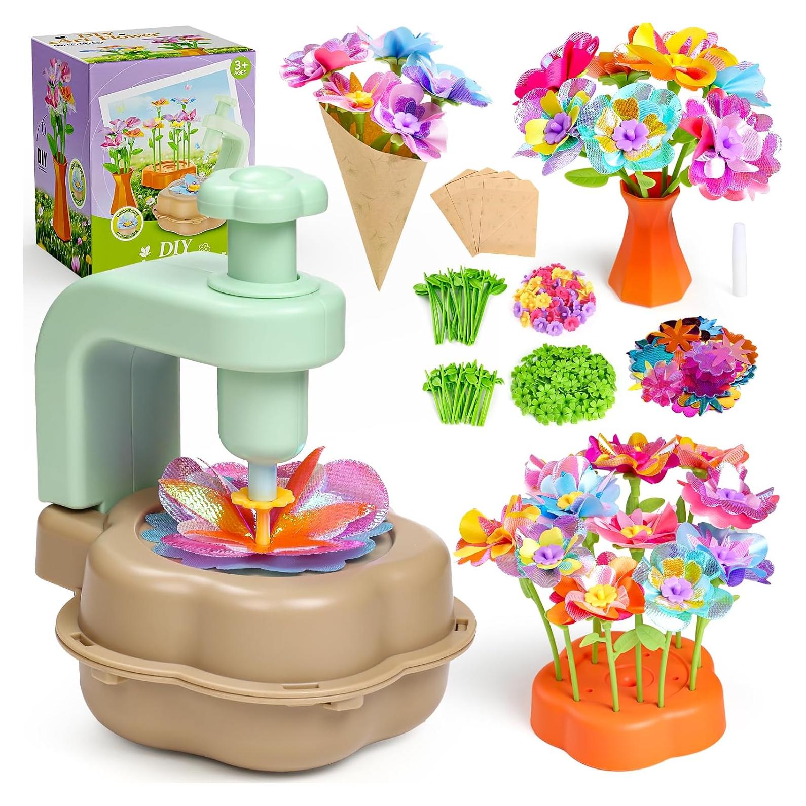Kit de Manualidades de Ramo de Flores Scvcid para Niños 3-12 Años