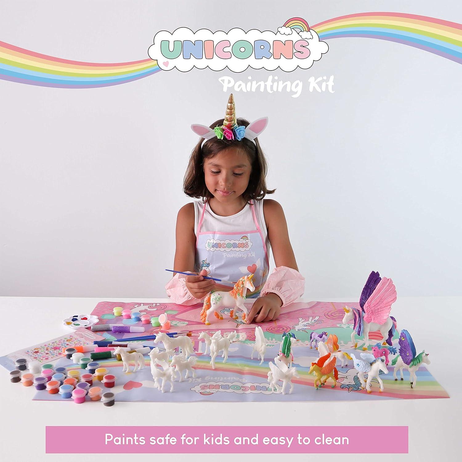 Kit de Pintura de Unicornios BONNYCO - 34 Piezas Brillantes