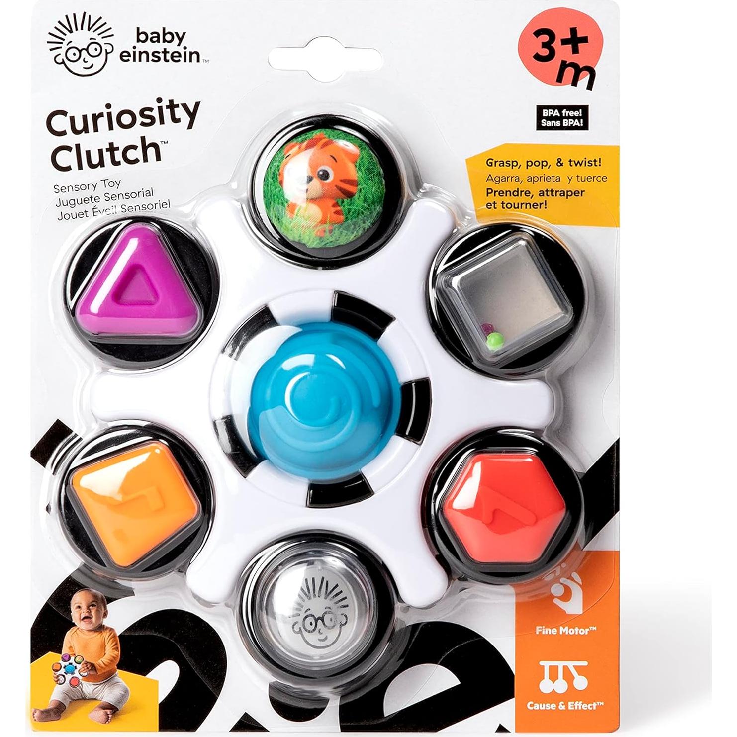 Juguete Sensorial Baby Einstein Curiosity Clutch para Bebés