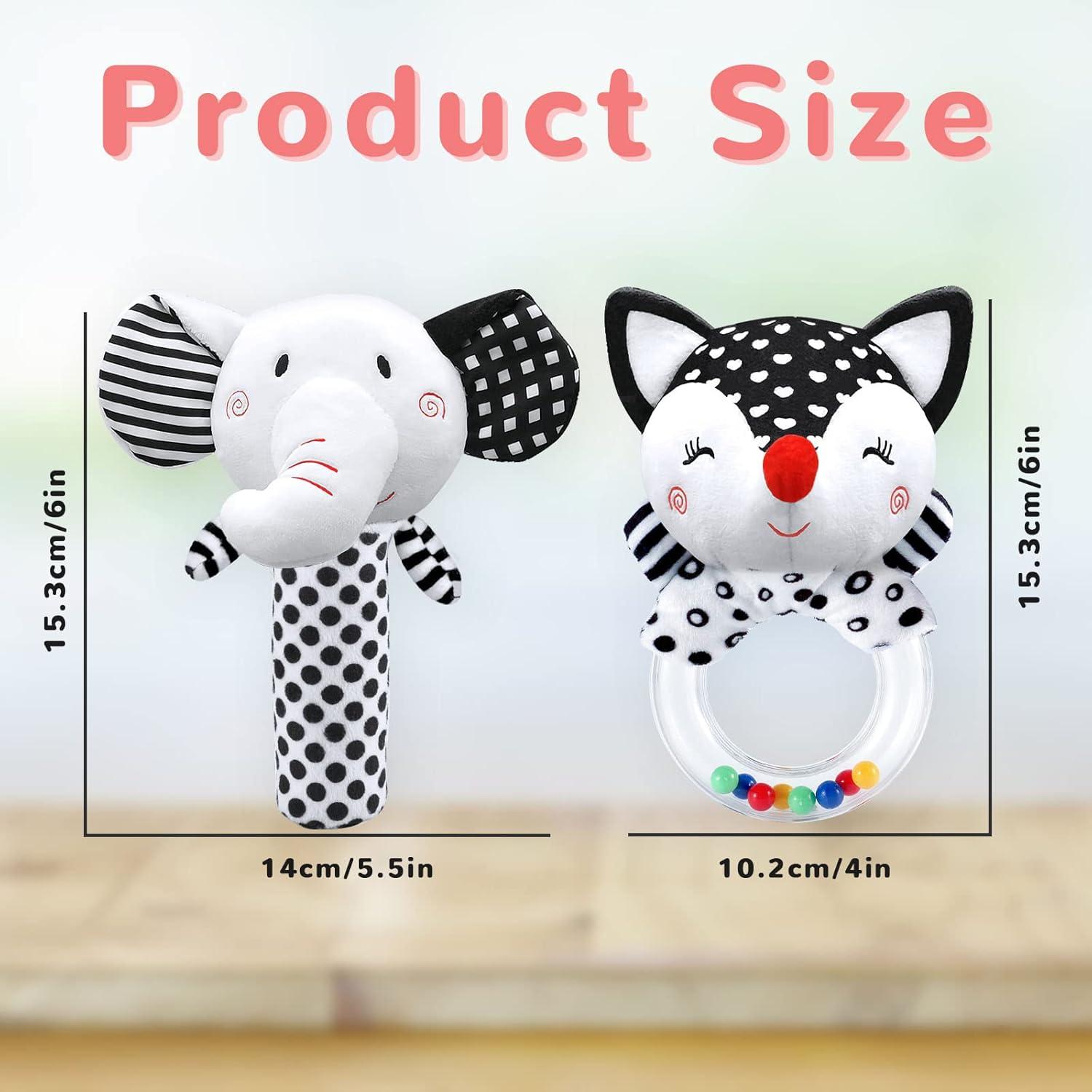 Sonajeros para Bebés XIXILAND 0-6 Meses Desarrollo Sensorial