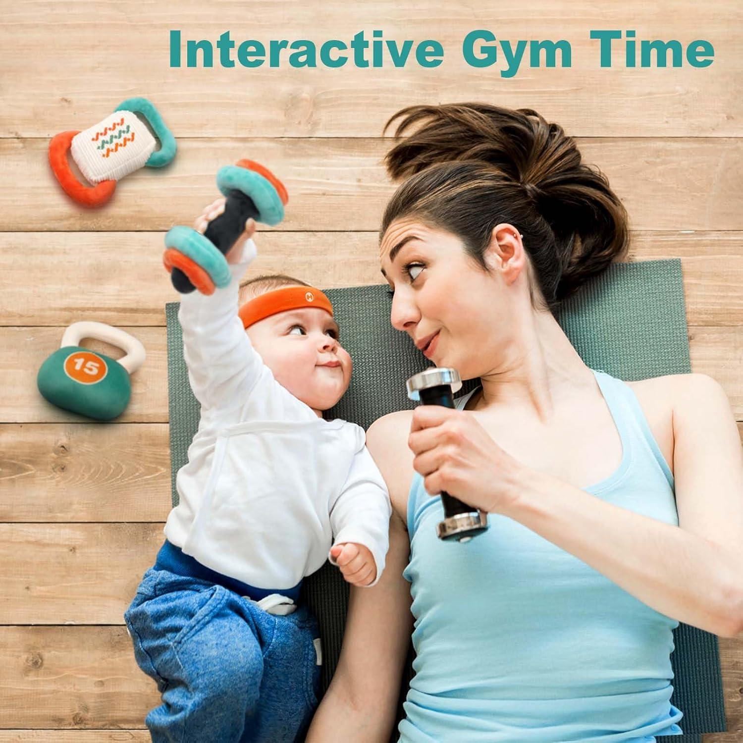 Kit de Gimnasio para Bebés Vanplay 0-12 Meses con Sonajeros