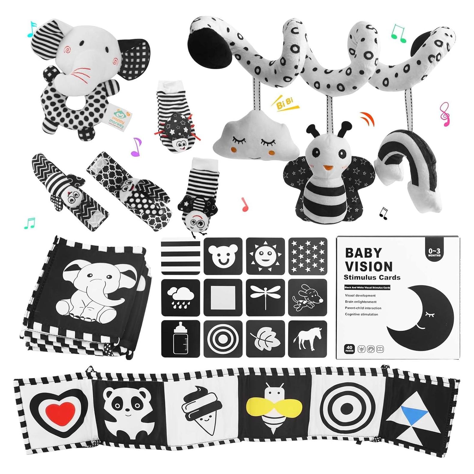 Juguetes de Alto Contraste VIESMUMU para Bebés 0.55 kg