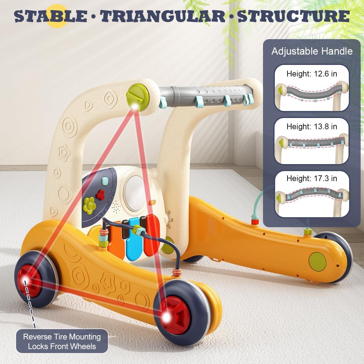 Alfombra de Juego 3-en-1 para Bebés con Piano - Actividades Musicales