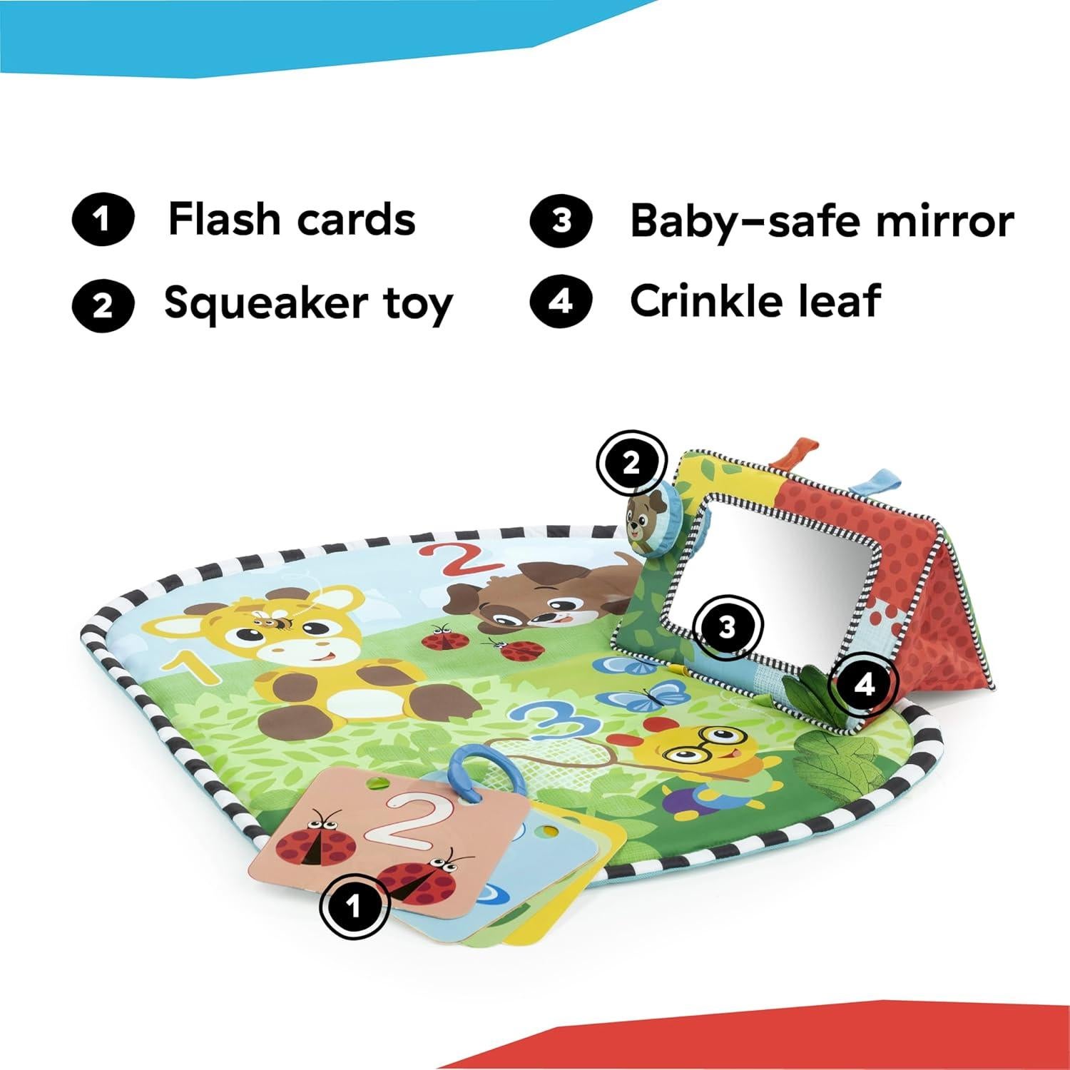 Alfombra de Juego Plegable Baby Einstein Discovery Garden 0-6 Meses