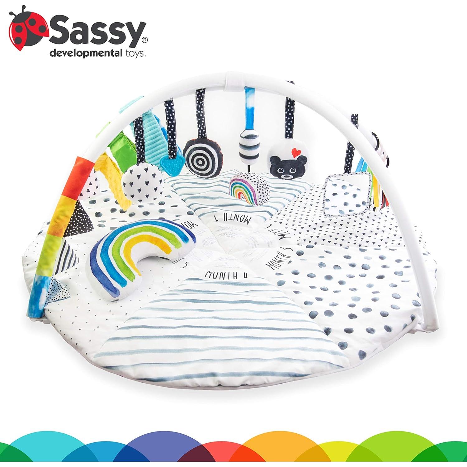 Gimnasio de Juego Sassy Stages 2 en 1 para Bebés 0+ Meses