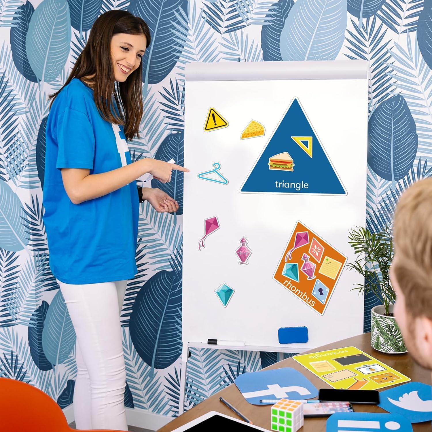 Clasificador de Formas BelleAngle para Niños - Juego Educativo con 8 Alfombrillas y 48 Objetos