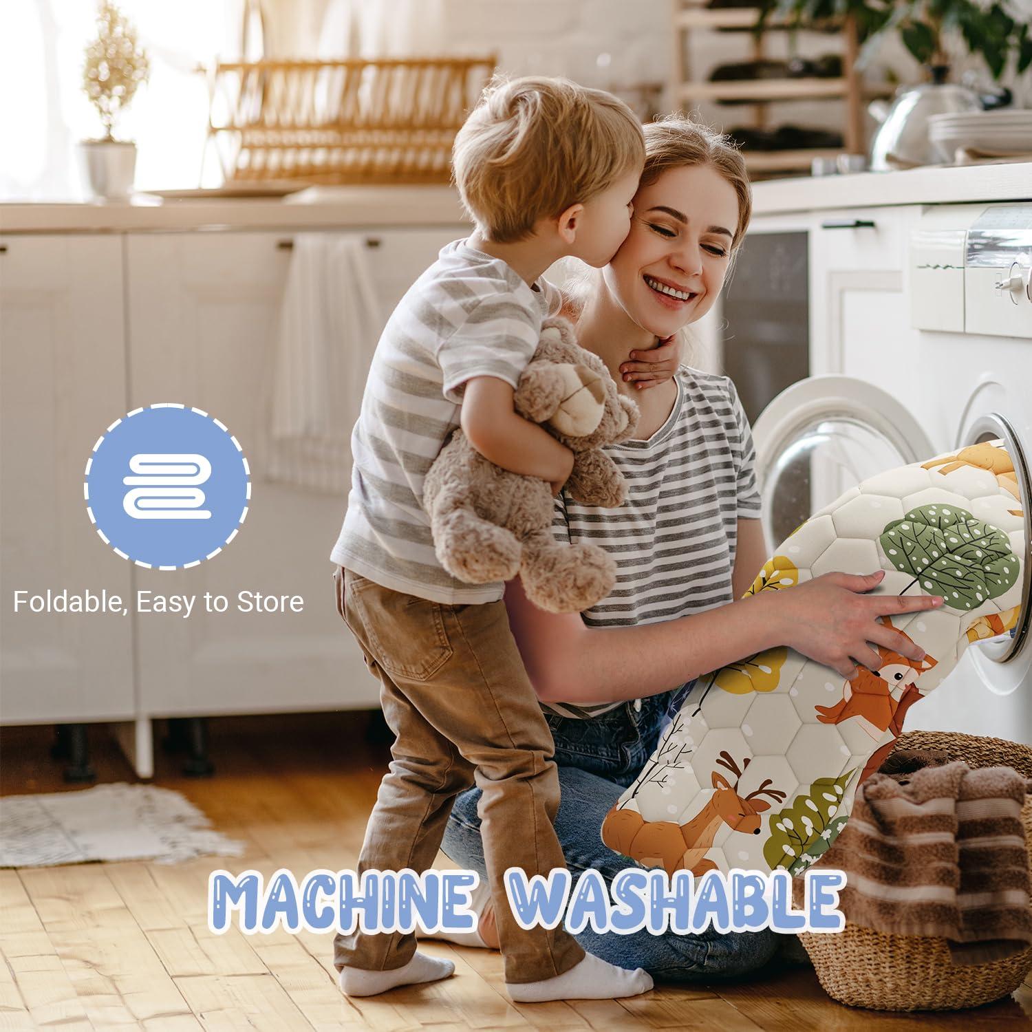 Alfombra de Juego para Bebés 71x59 cm Antideslizante Acolchada