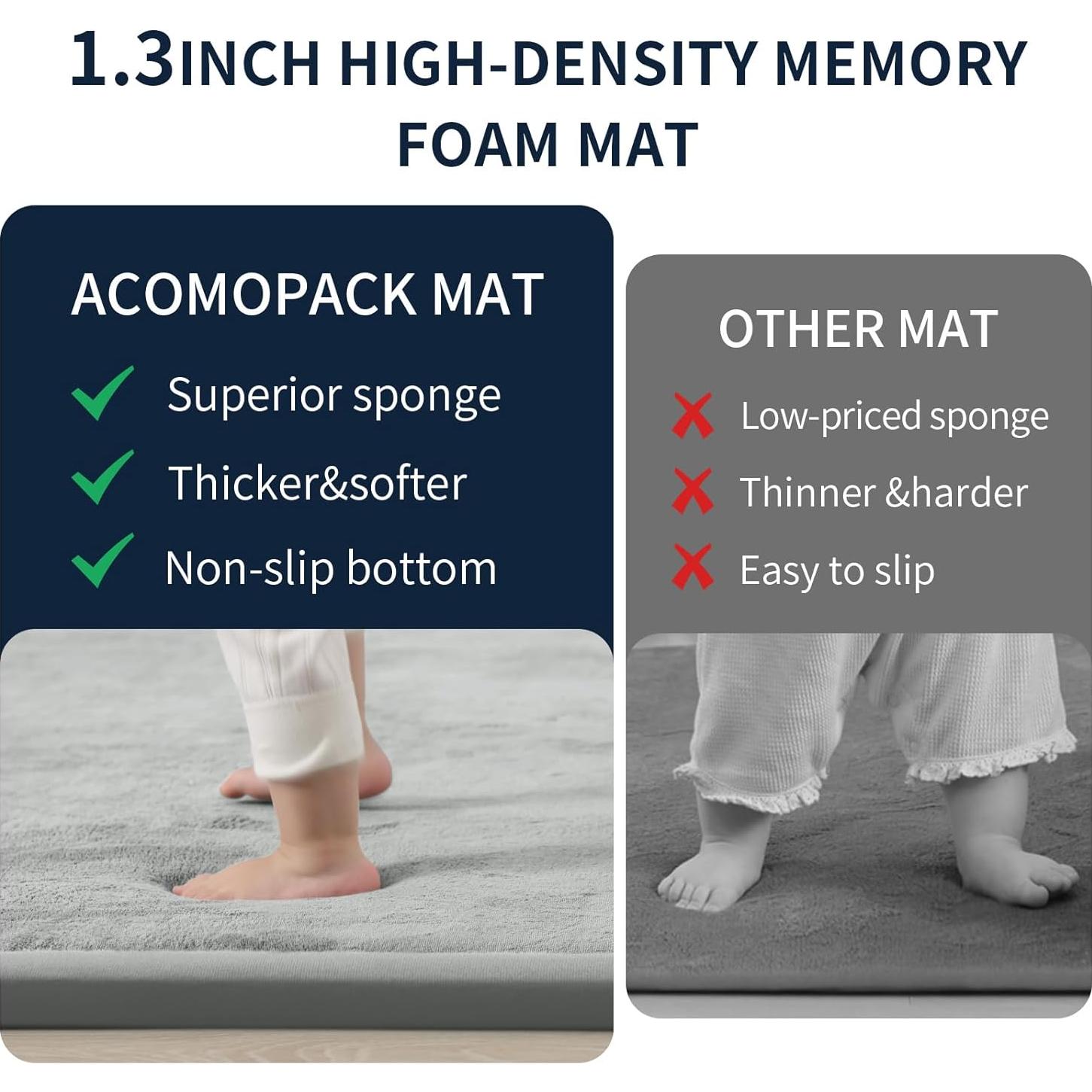 Alfombra de Juego ACOMOPACK 150x180 cm Espuma Memoria Antideslizante