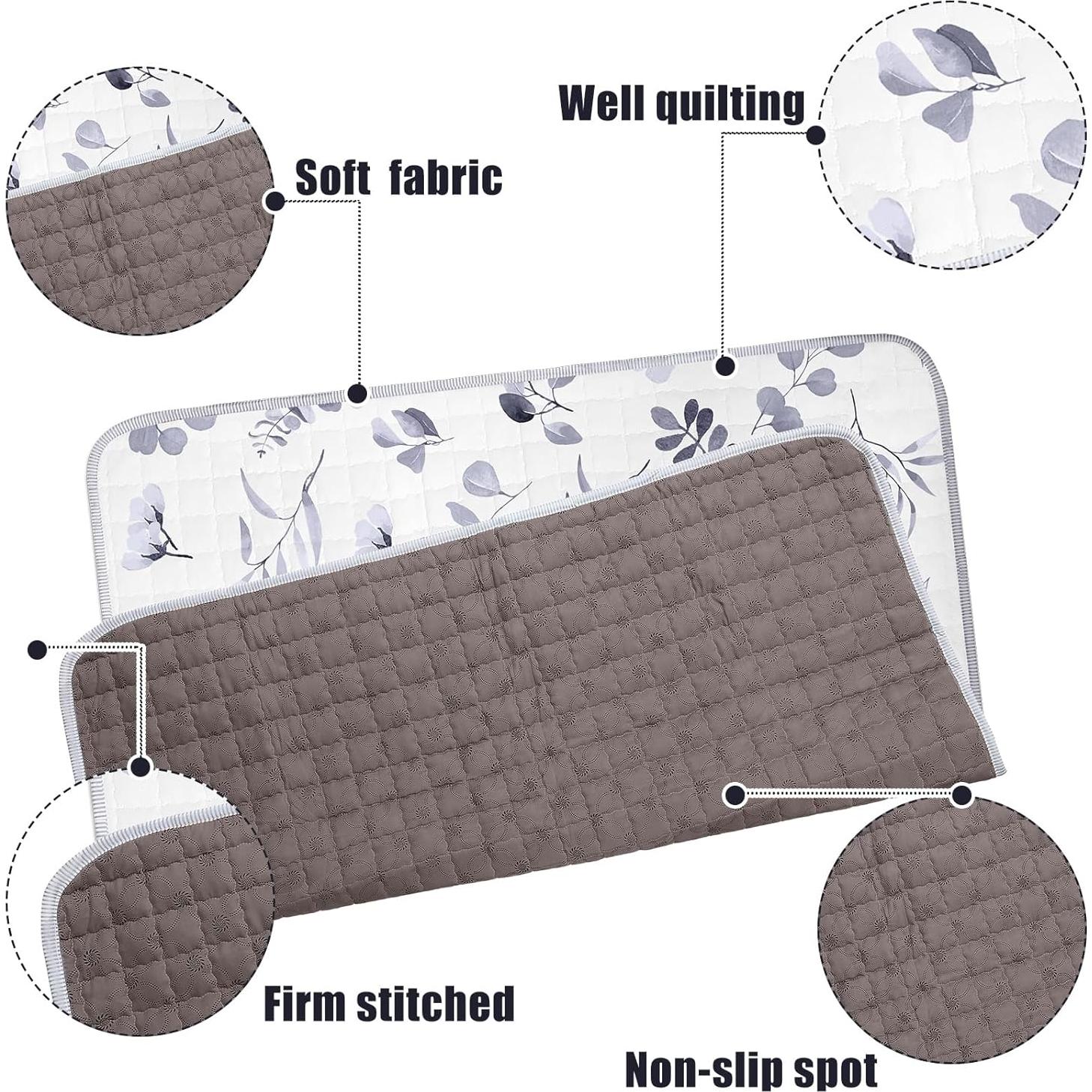 Alfombra de Juego Funtery 109x109 cm Hoja Acuarela Lavable