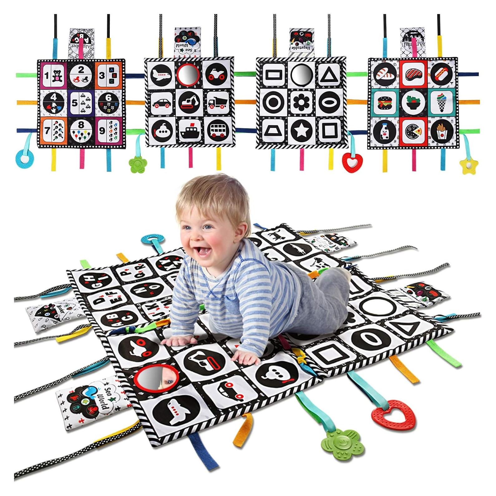 Alfombra de Juego Teytoy para Bebés - Espejo y Juguetes 4 en 1