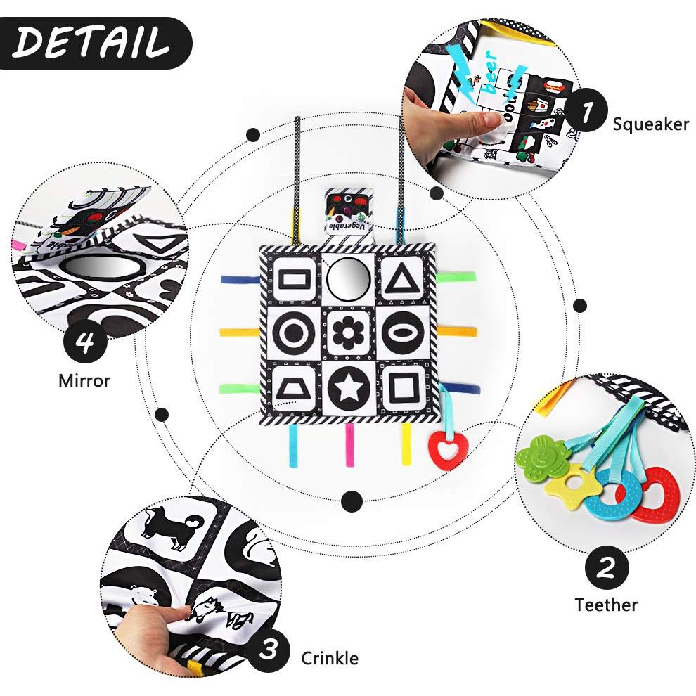 Alfombra de Juego Teytoy para Bebés - Espejo y Juguetes 4 en 1