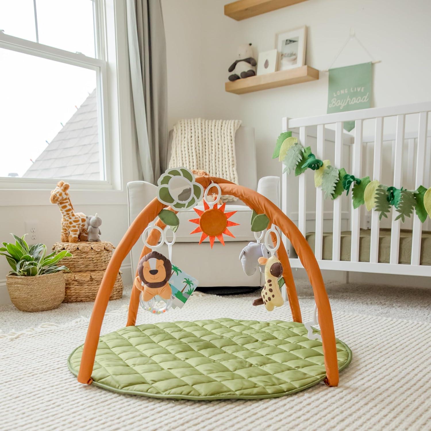 Alfombra de Actividad SnapPea para Bebés 94cm Selva 8 Juguetes