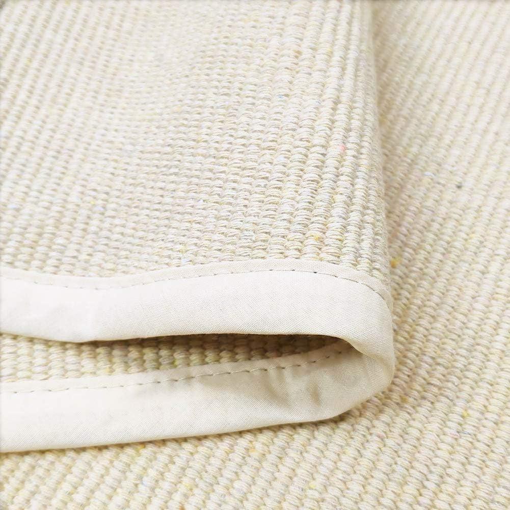 Alfombra Montessori USTIDE 0.71m x 1.09m Algodón Blanco Roto