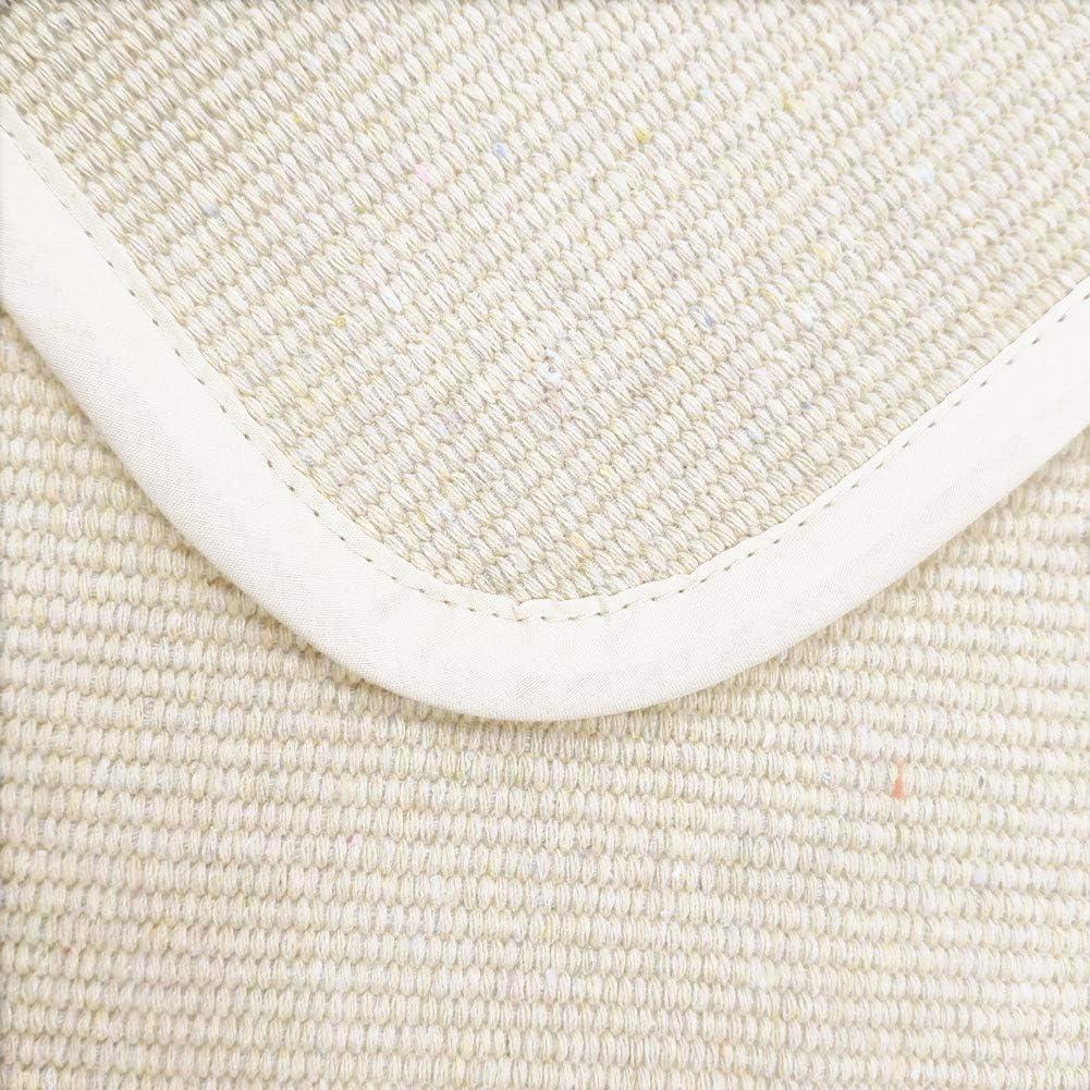 Alfombra Montessori USTIDE 0.71m x 1.09m Algodón Blanco Roto