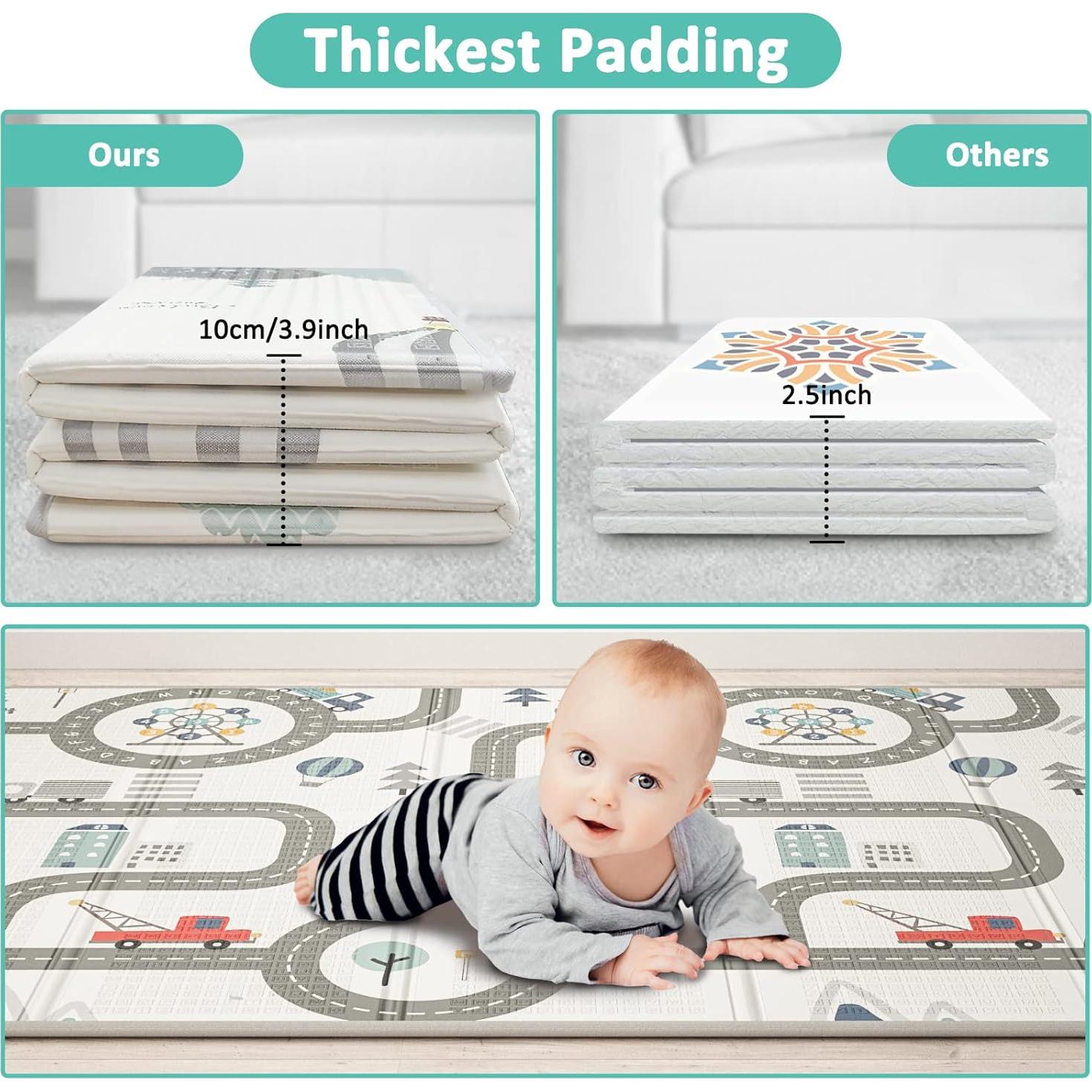 Alfombra de Juego FLAGAV 200x150cm - No Tóxica e Impermeable