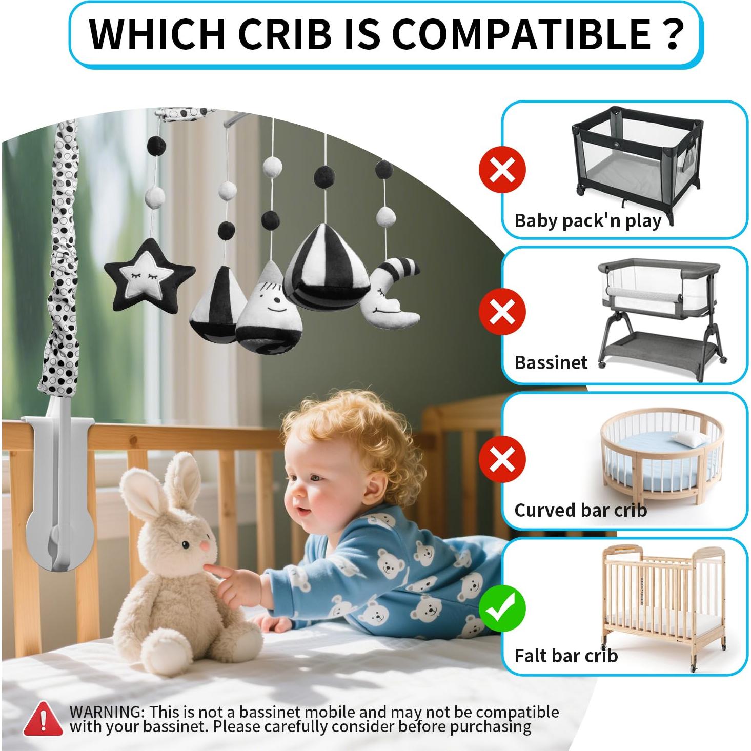 Móvil Musical para Cuna FEISIKE con 35 Canciones y 3 Modos