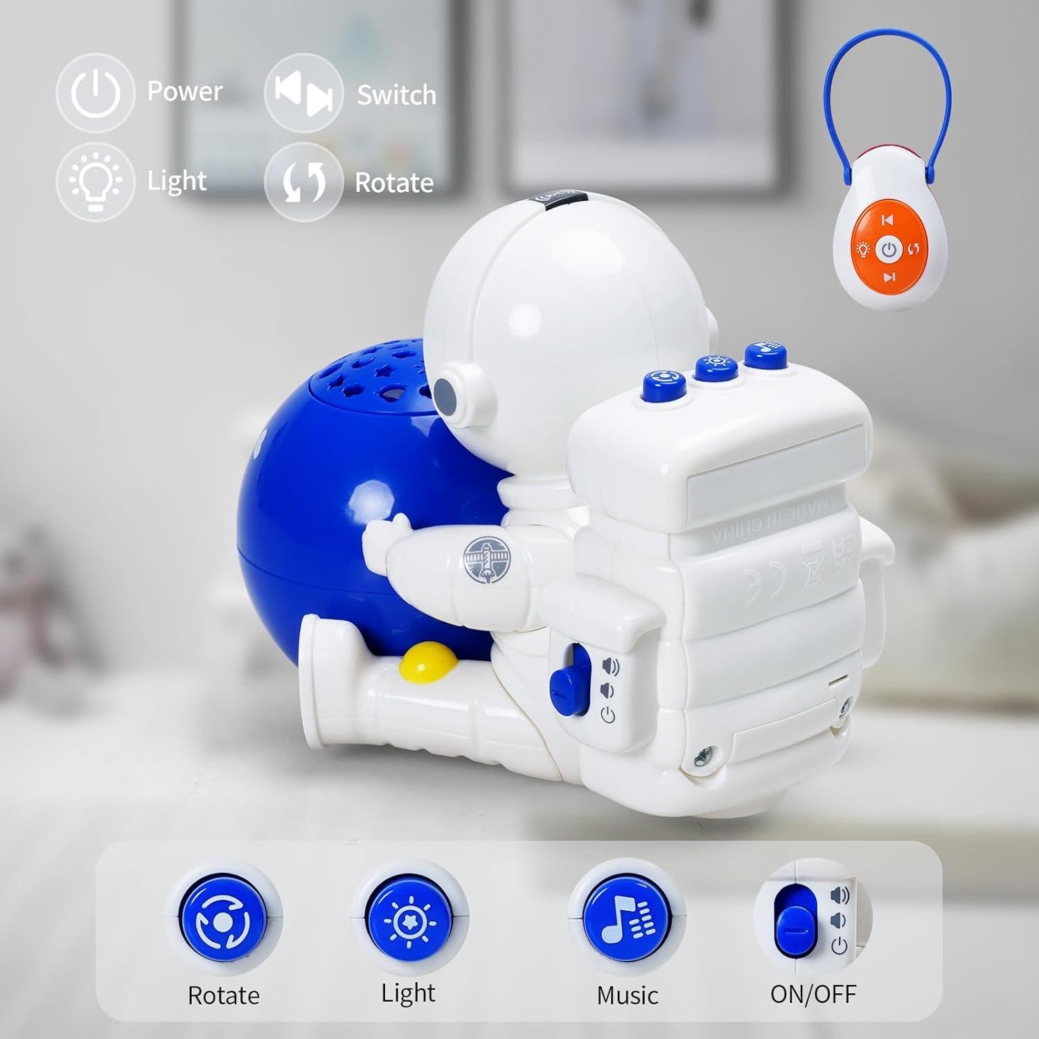 Móvil de Cuna Espacial Five Star Toys con Música y Luz