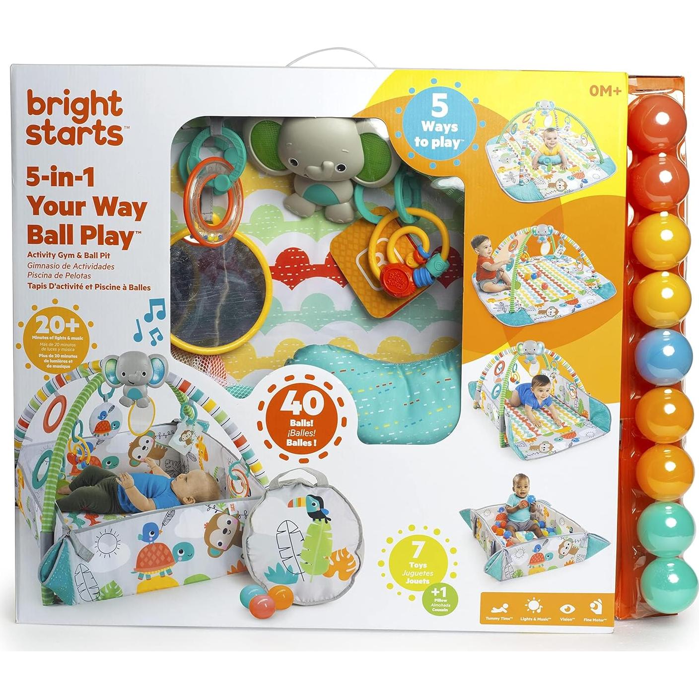 Gimnasio de Actividades 5-en-1 Bright Starts Totalmente Tropical