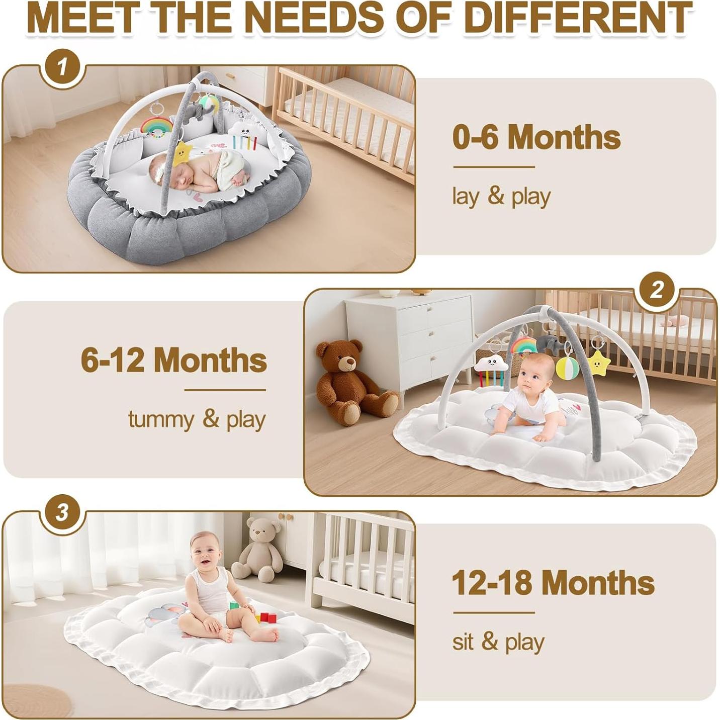 Gimnasio de Juego Multifuncional OCATO 5 en 1 para Bebés