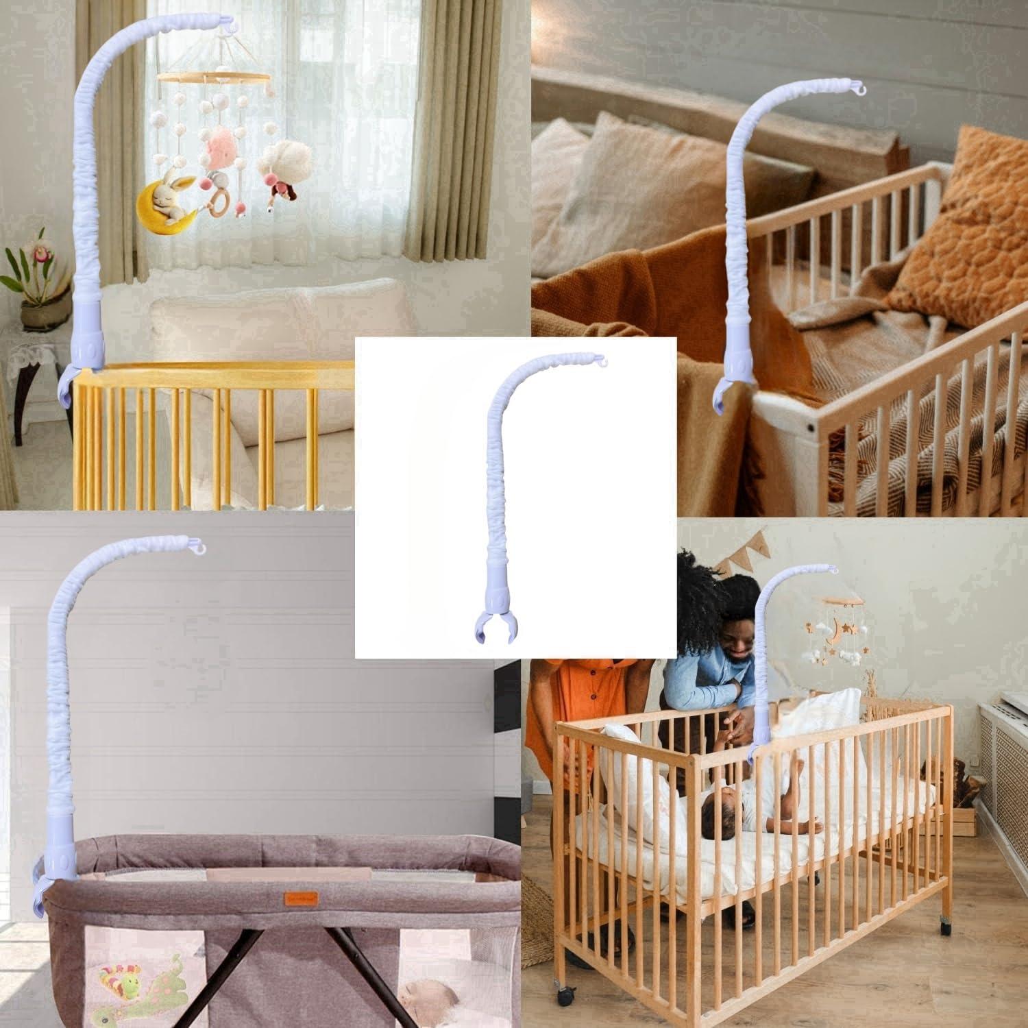 Brazo Móvil para Cuna Accfore Blanco Ajustable 58.4 cm