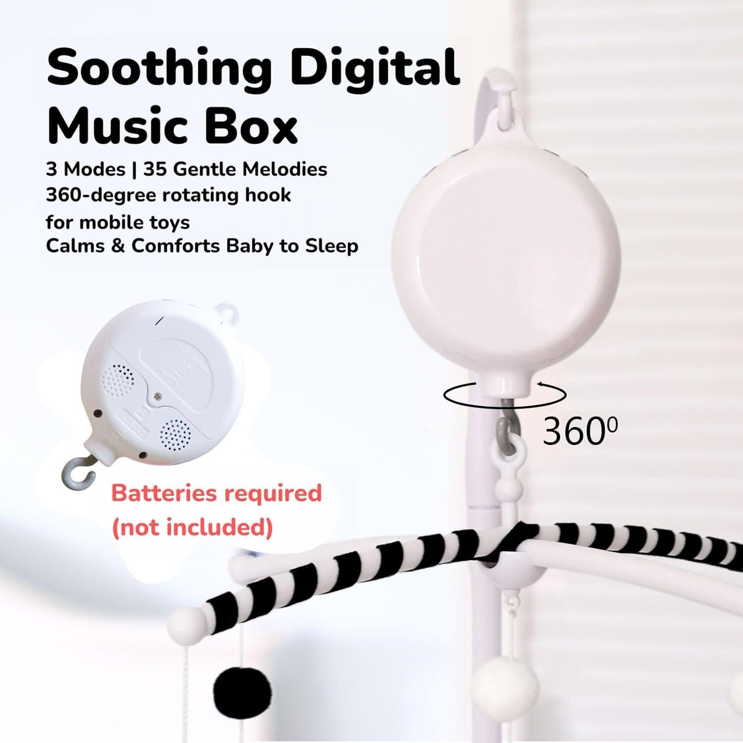 Brazo de Móvil para Cuna Vlokup con Caja Musical 71 cm