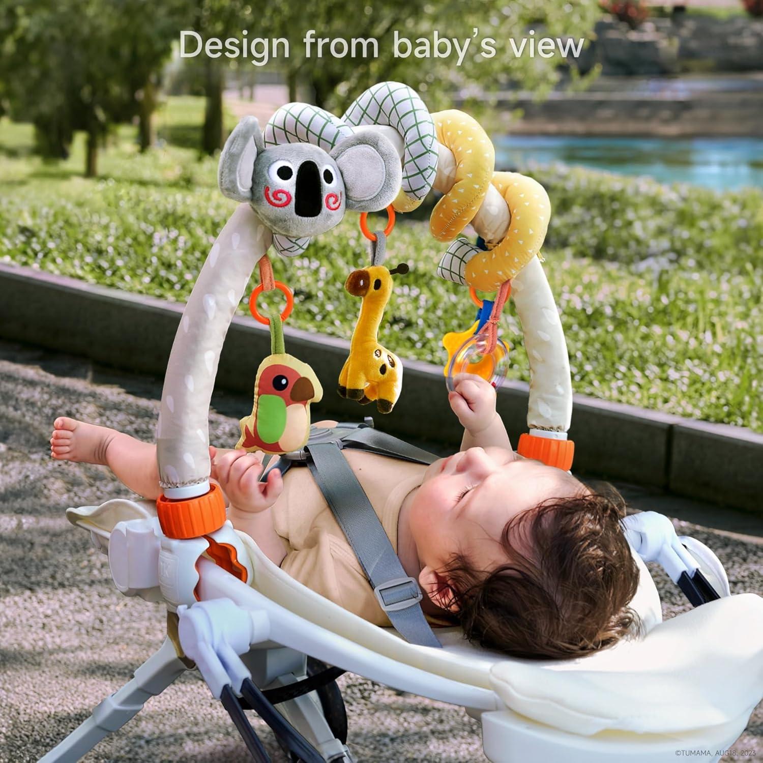 Juguete de Actividad para Bebés TUMAMA 2 en 1 Espiral y Arco