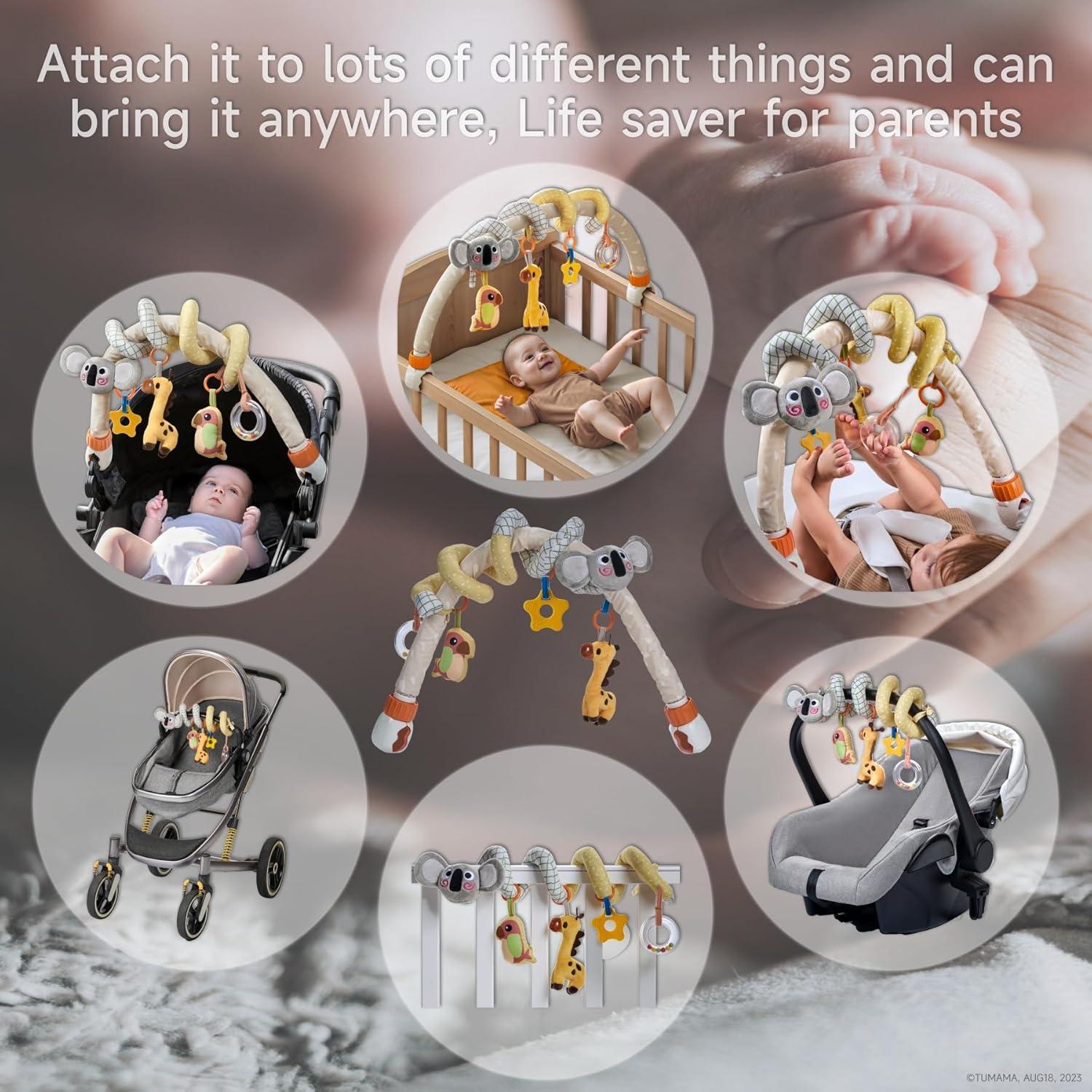 Juguete de Actividad para Bebés TUMAMA 2 en 1 Espiral y Arco