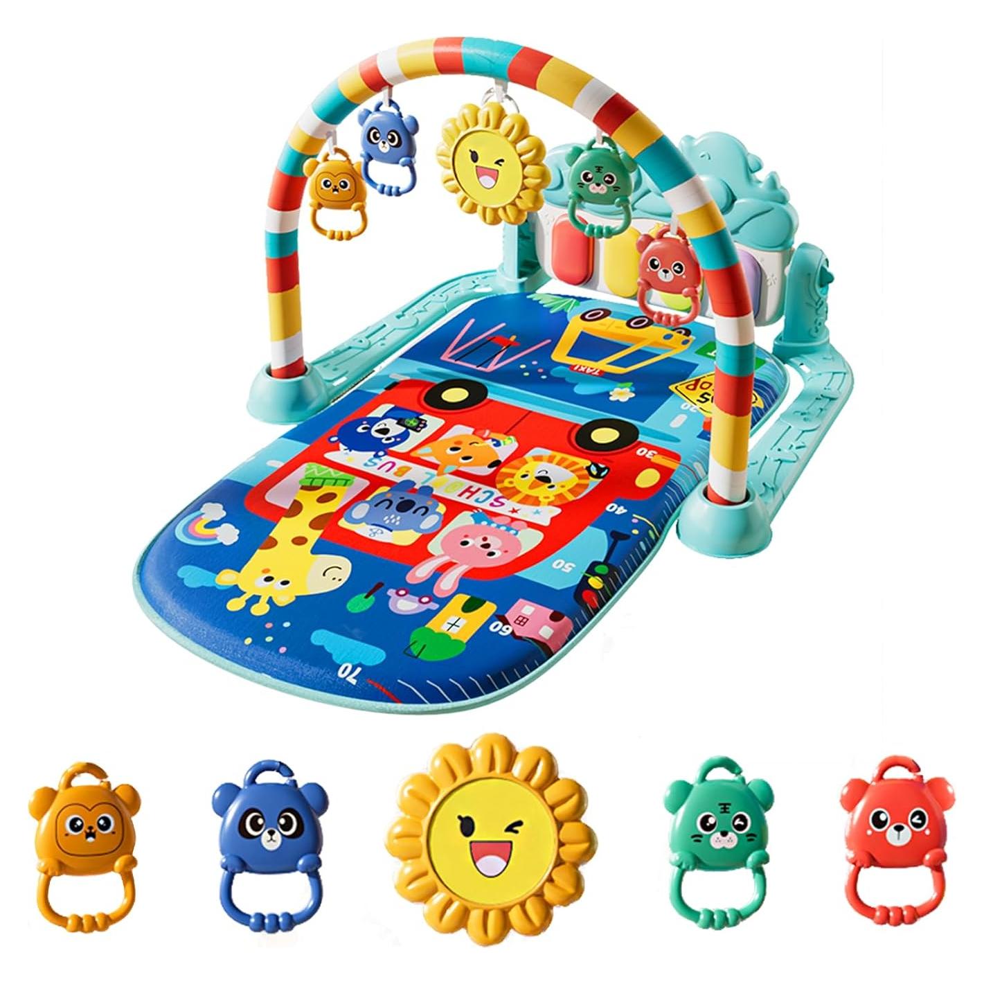 Tapete de Juego Musical para Bebés Alivio Encantador 75x56 cm