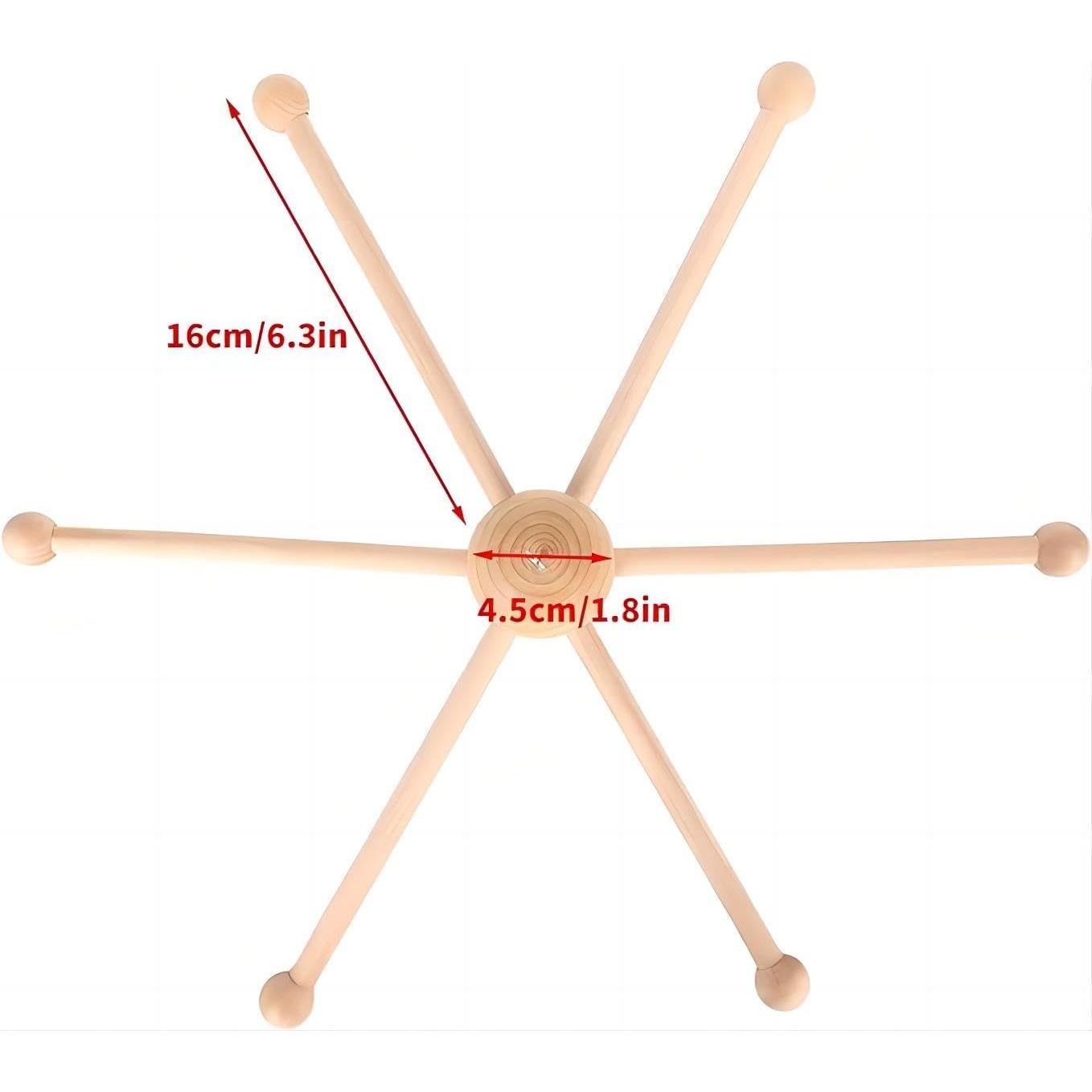 Kit de Marco Móvil de Madera HEEPDD para Cuna de Bebé