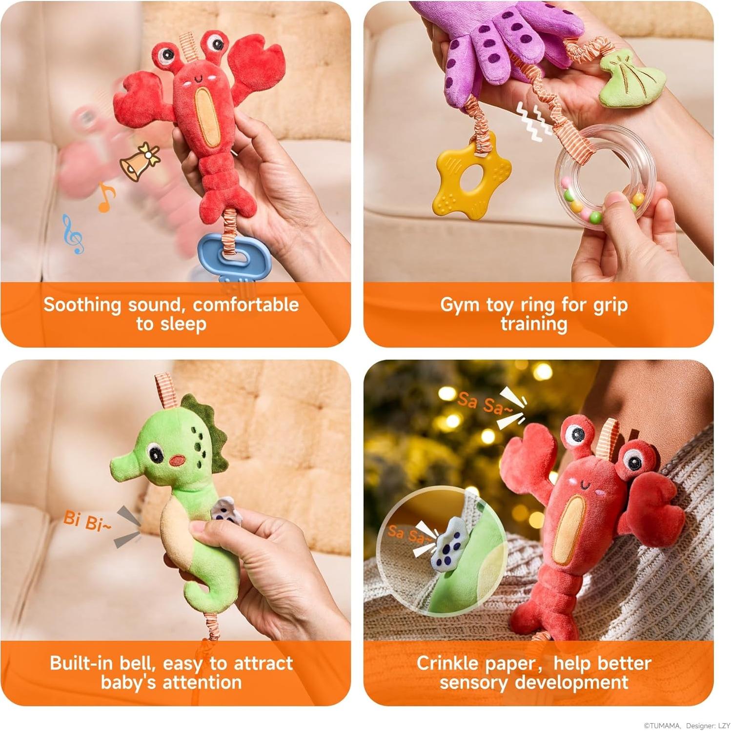 Juguetes Colgantes para Bebés TUMAMA Animales Marinos 0-12 Meses