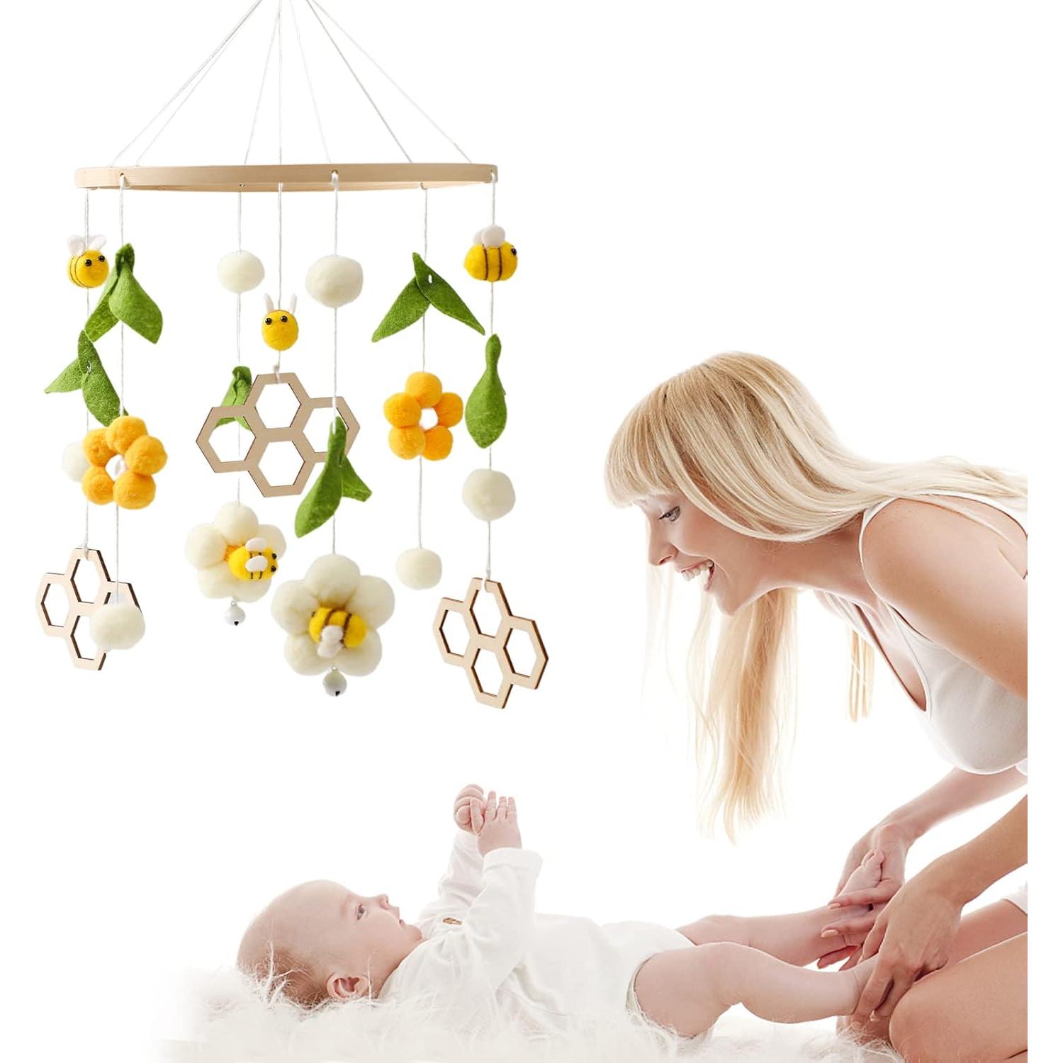 Móvil para Cuna Promise Babe Abeja Amarilla Ajustable