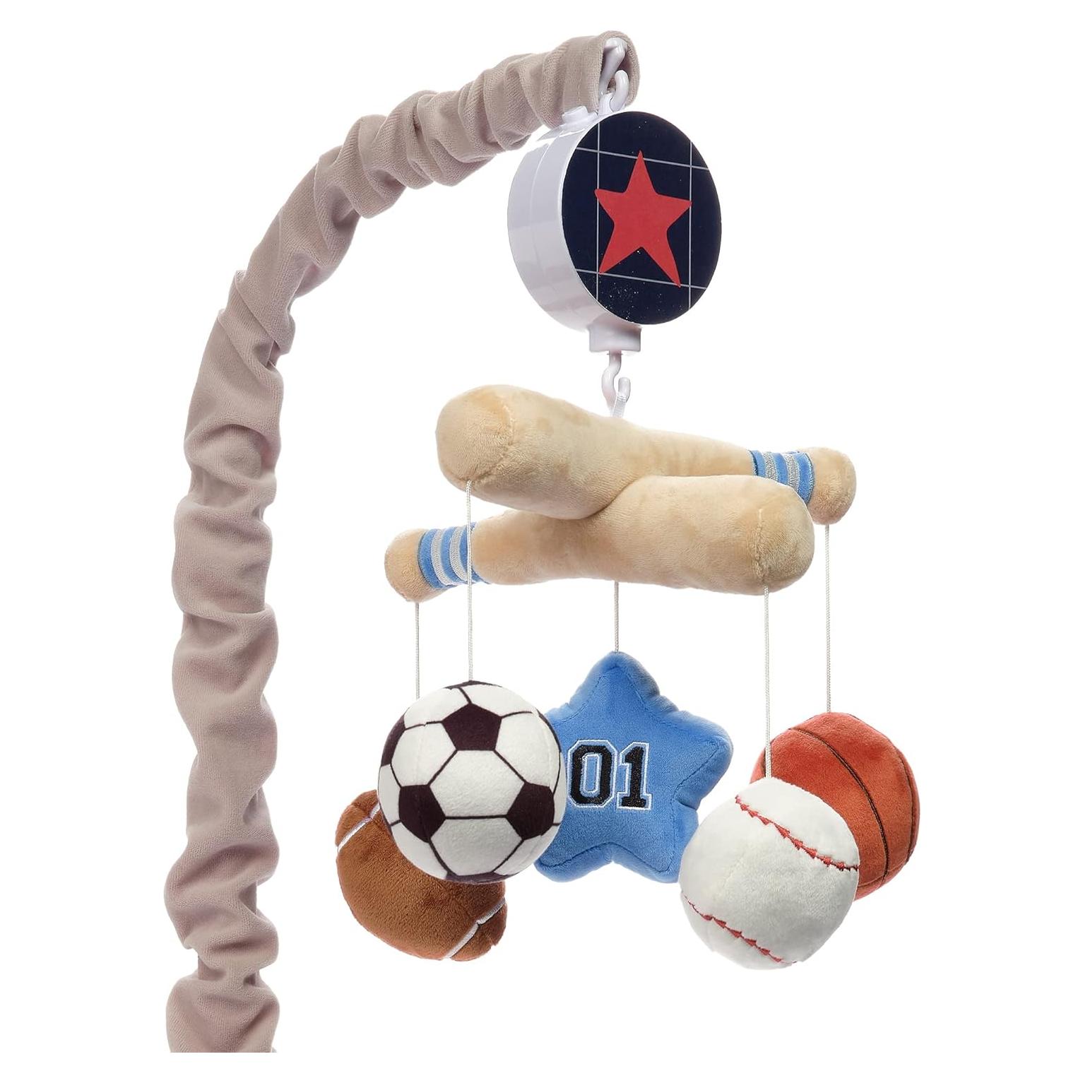 Móvil Musical para Cuna Lambs & Ivy - Gris, 20 min de Música