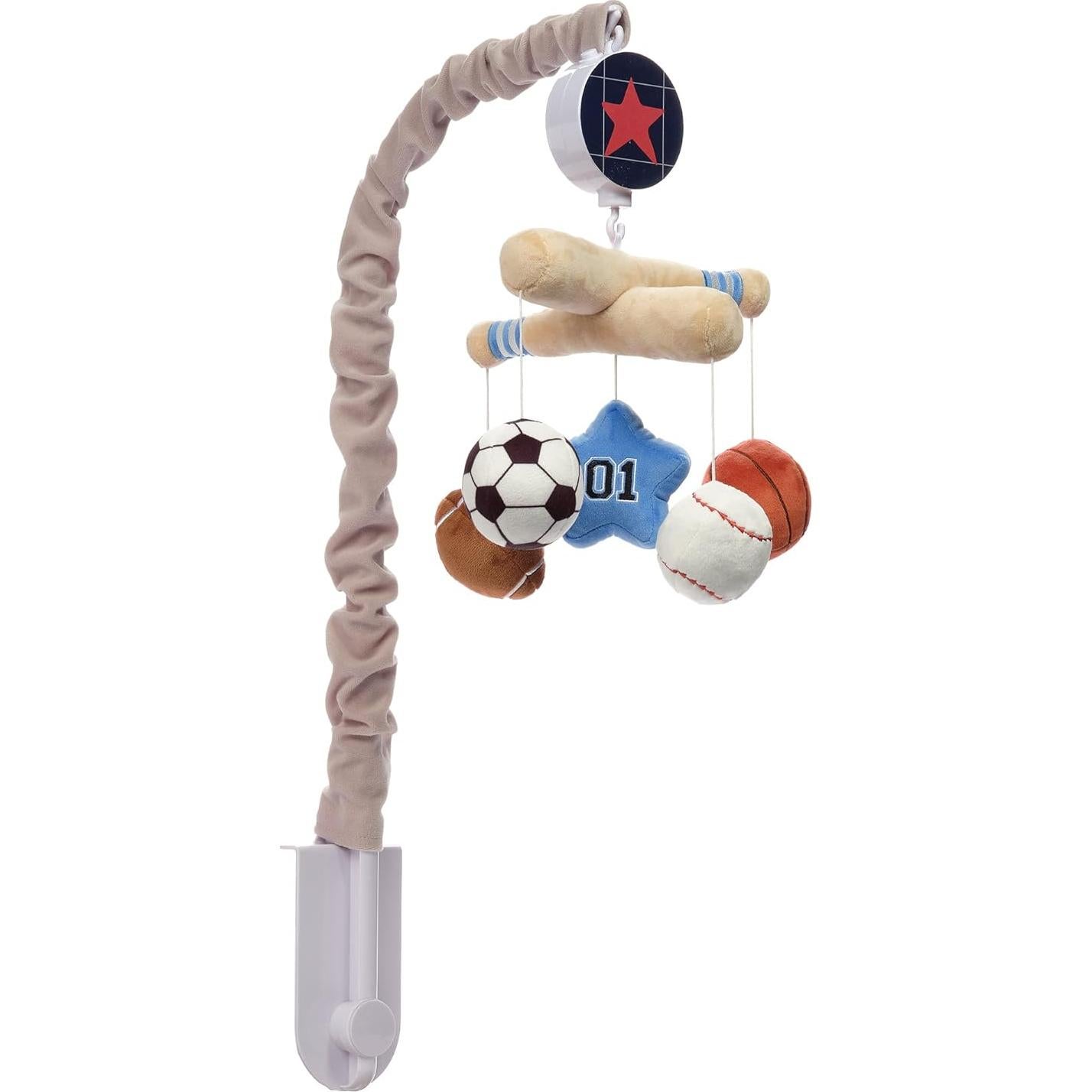 Móvil Musical para Cuna Lambs & Ivy - Gris, 20 min de Música