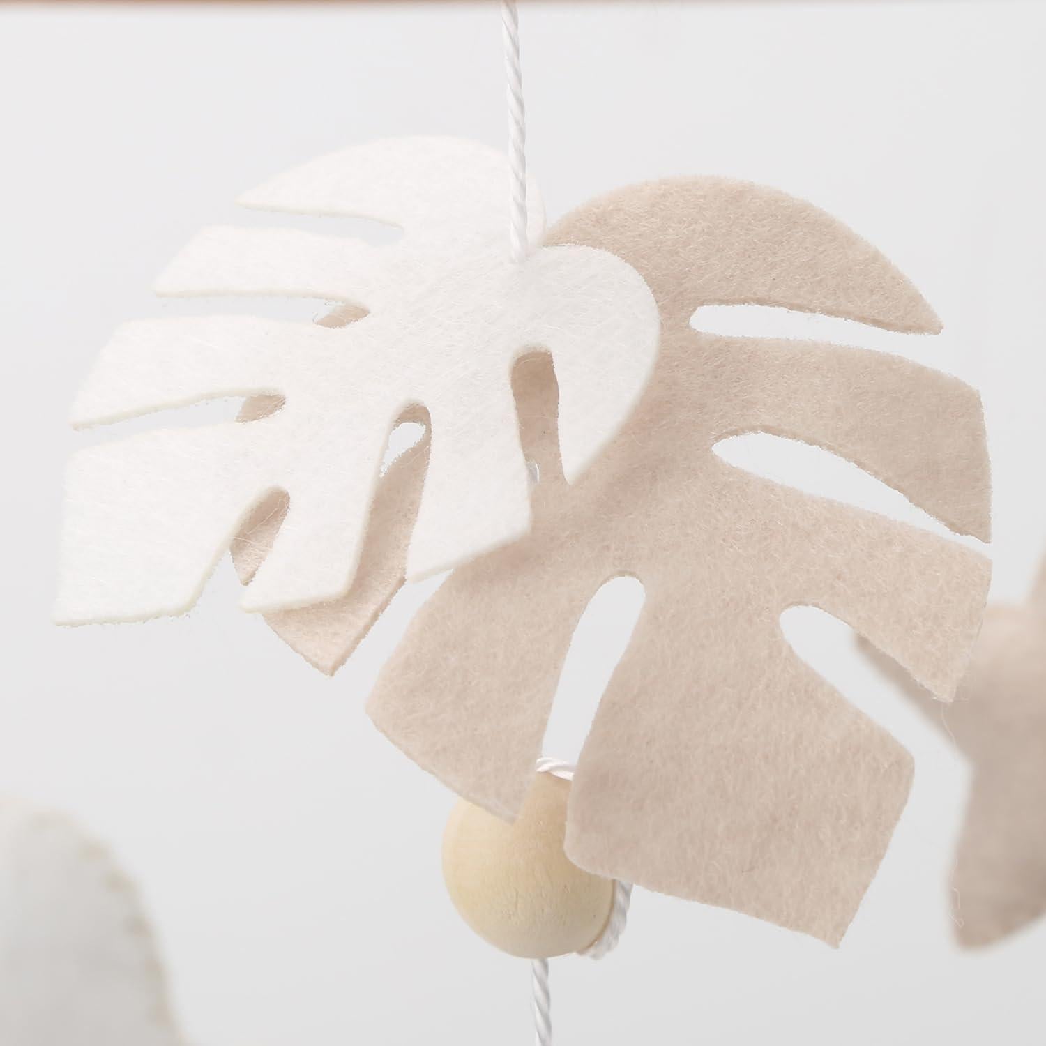 Móvil de Cuna Hecho a Mano Flora & Ivy Safari Neutro