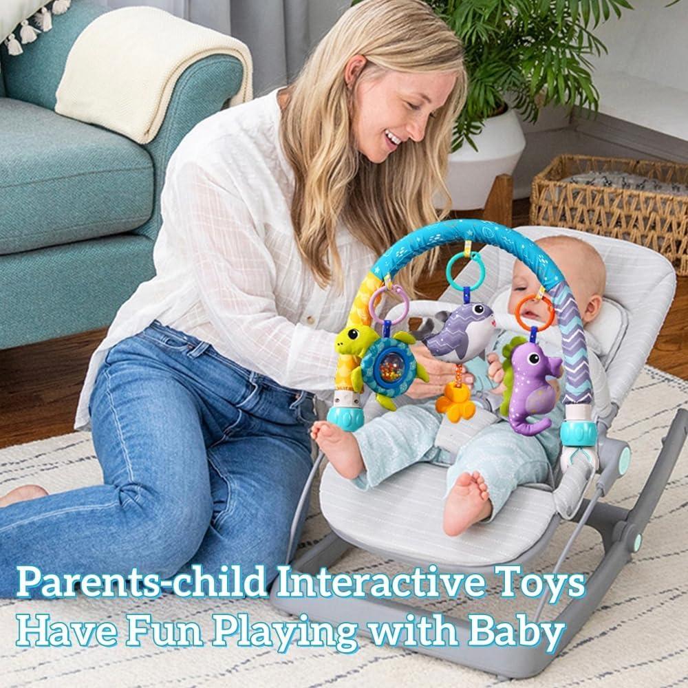 Juguete de Arco para Cochecito XY con Móvil Musical Oceánico