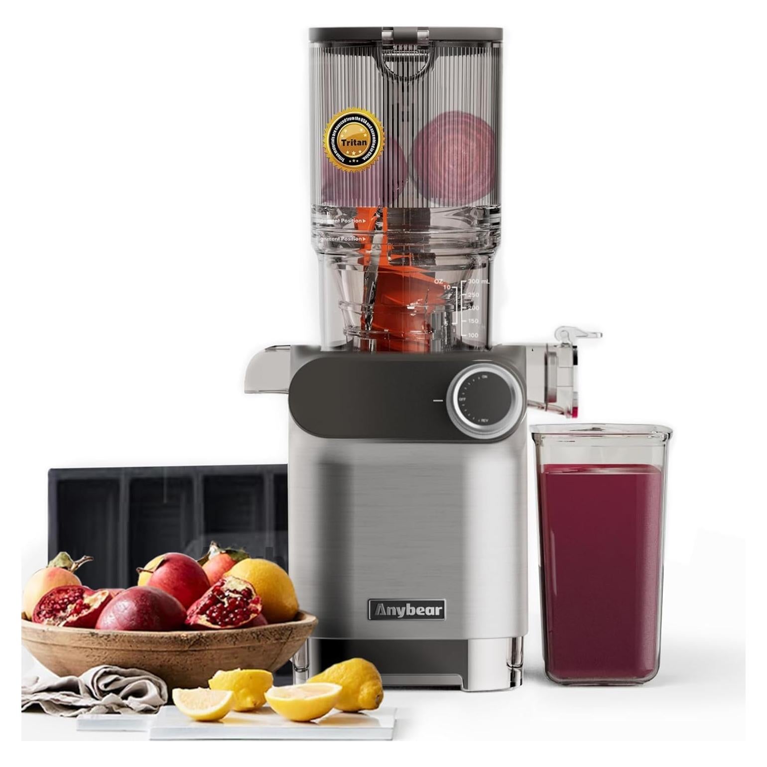 Extractor de Jugo Frío Cualquierbear 200W 4.3" Abertura Grande