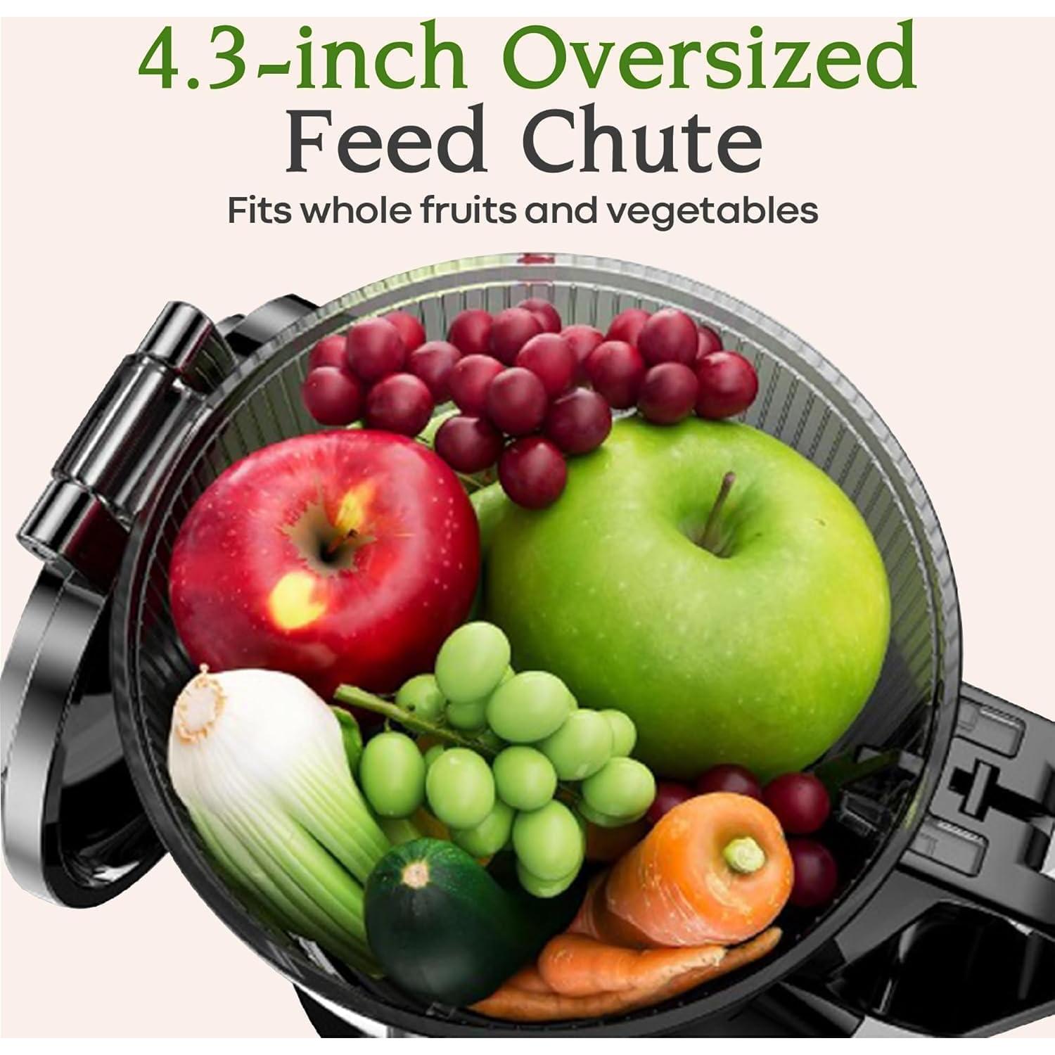 Extractor de Jugo Frío Cualquierbear 200W 4.3" Abertura Grande