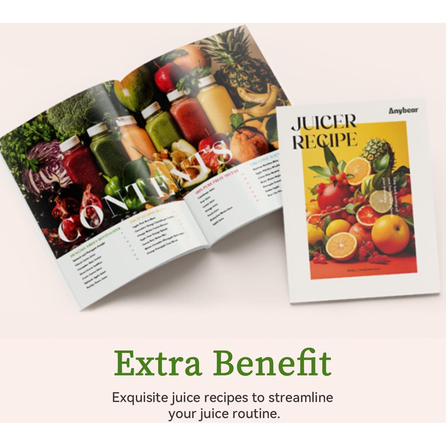 Extractor de Jugo Frío Cualquierbear 200W 4.3" Abertura Grande