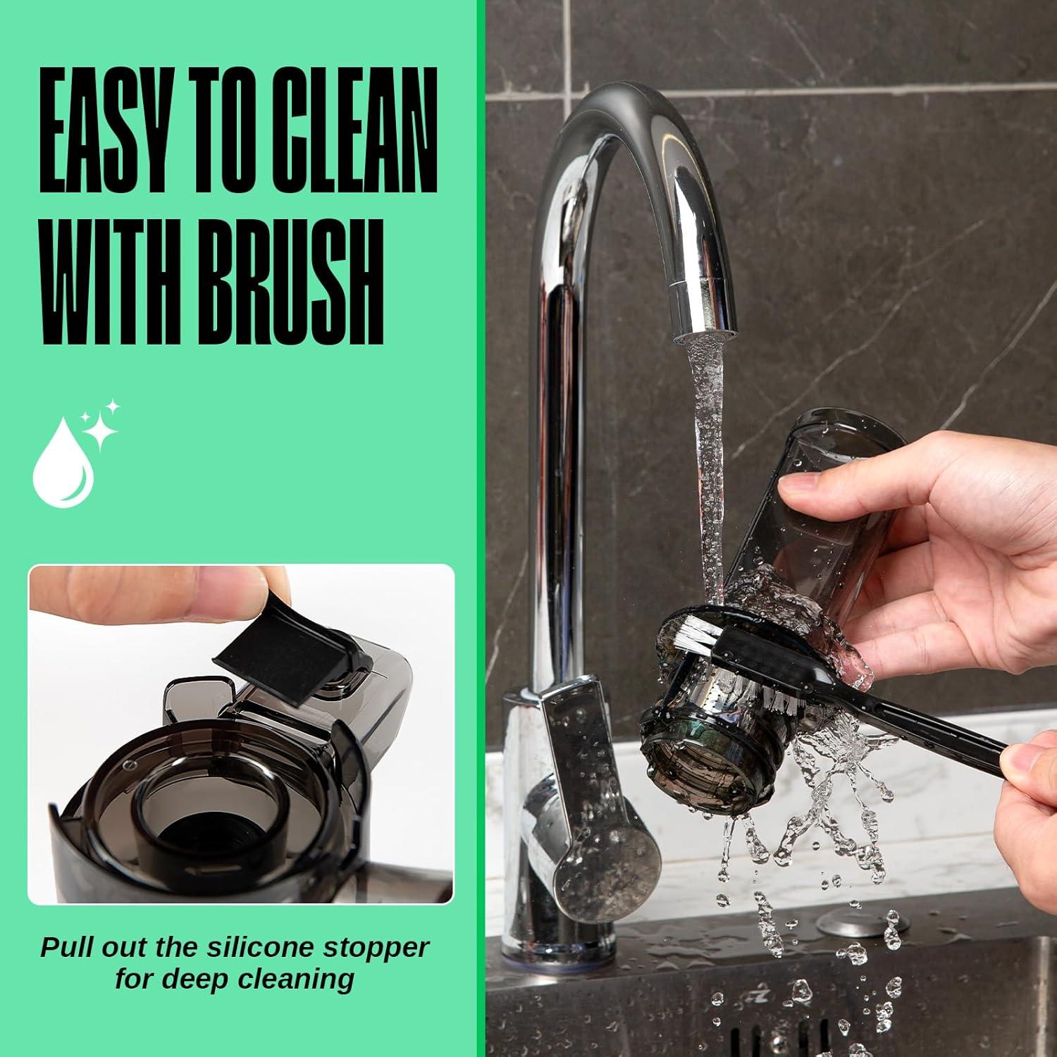 Exprimidor Lento Ventray Ginnie Verde 370ml Compacto