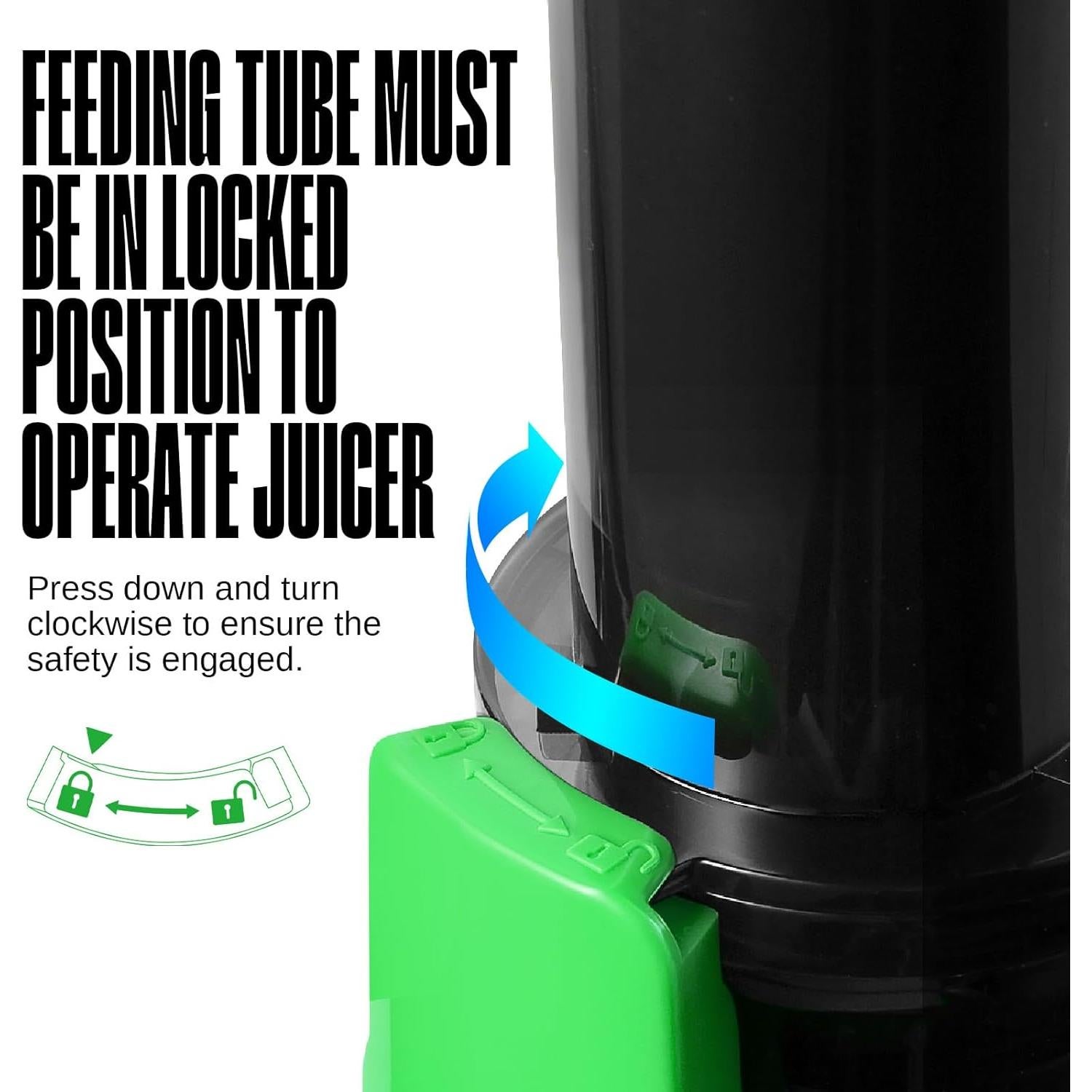 Exprimidor Lento Ventray Ginnie Verde 370ml Compacto