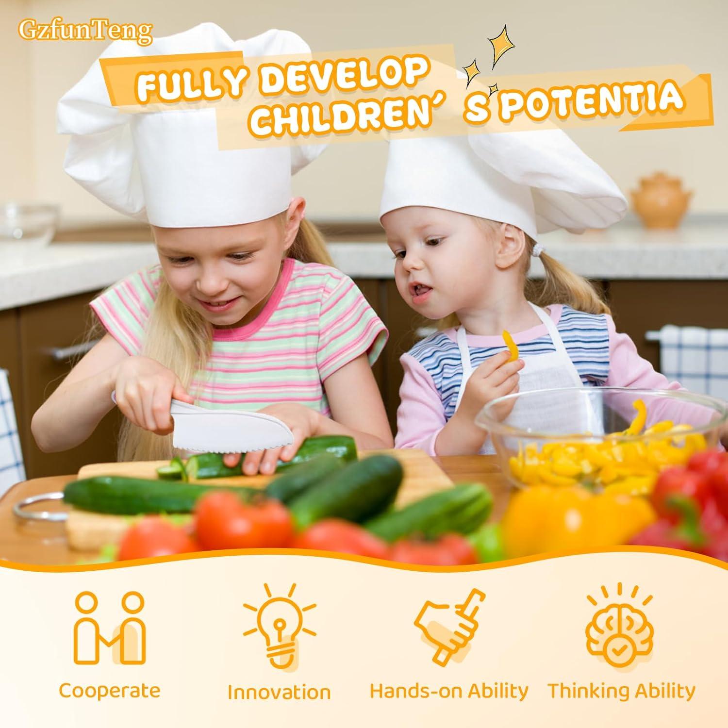 Set de Cocina Montessori para Niños GzfunTeng 6 Pcs
