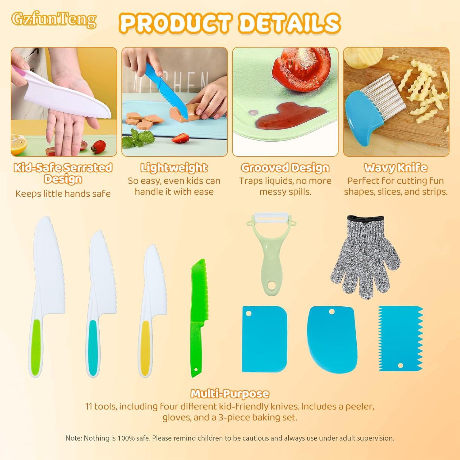 Set de Cocina Montessori para Niños GzfunTeng 6 Pcs