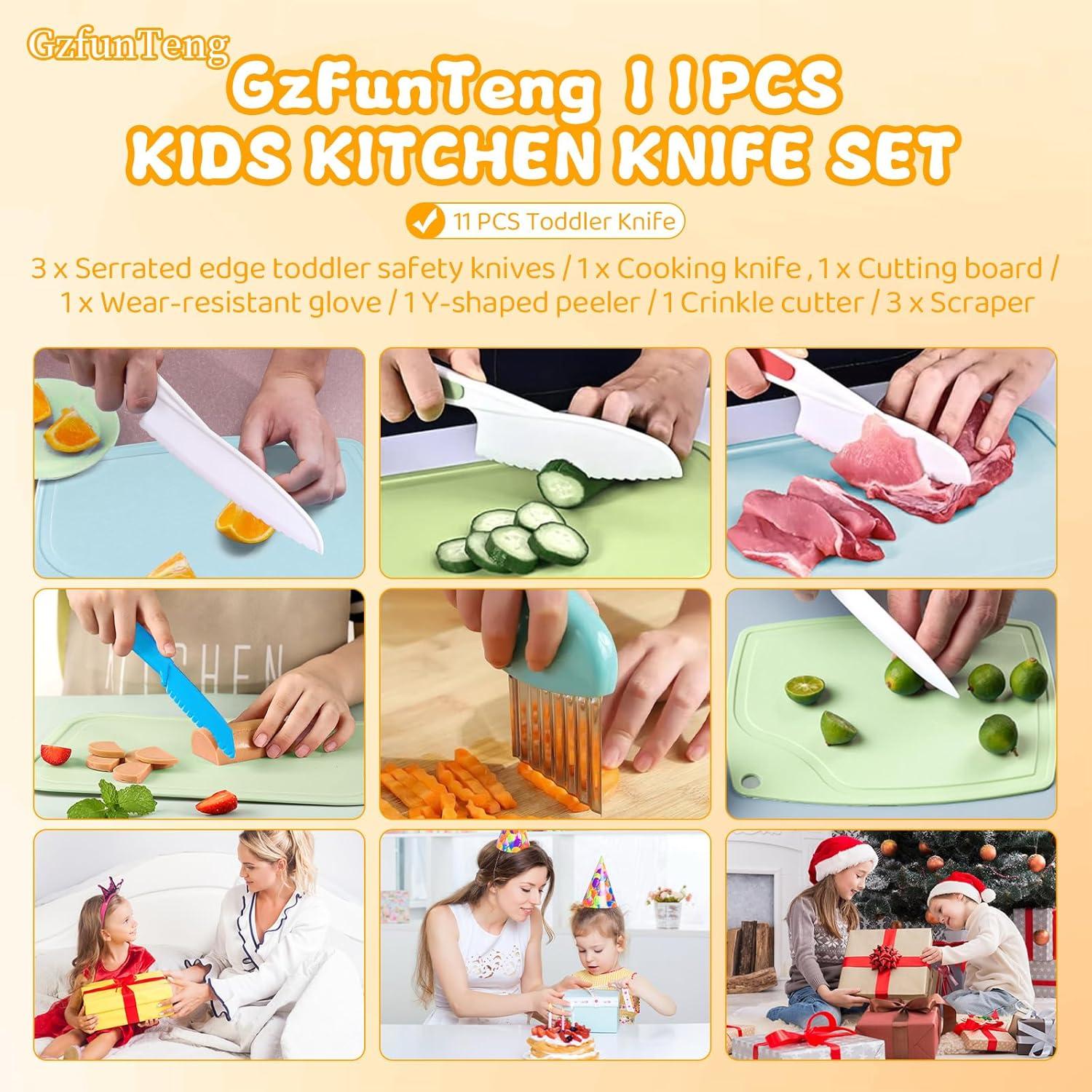 Set de Cocina Montessori para Niños GzfunTeng 6 Pcs